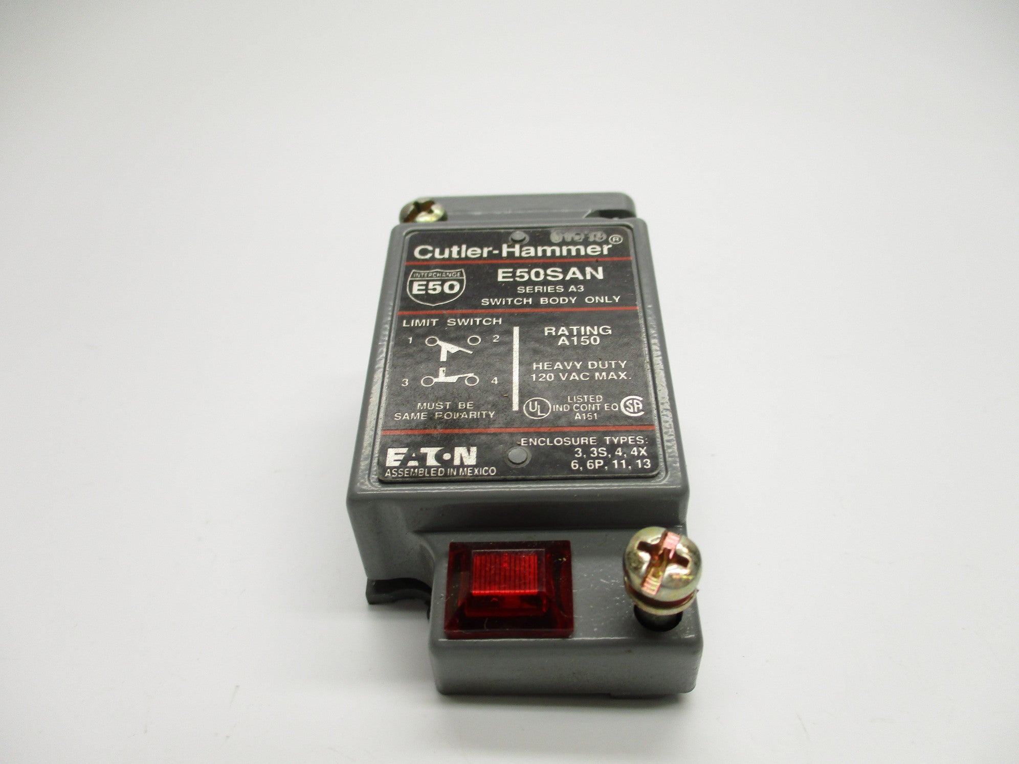CUTLER HAMMER E50SAN SER. A3 NSMP