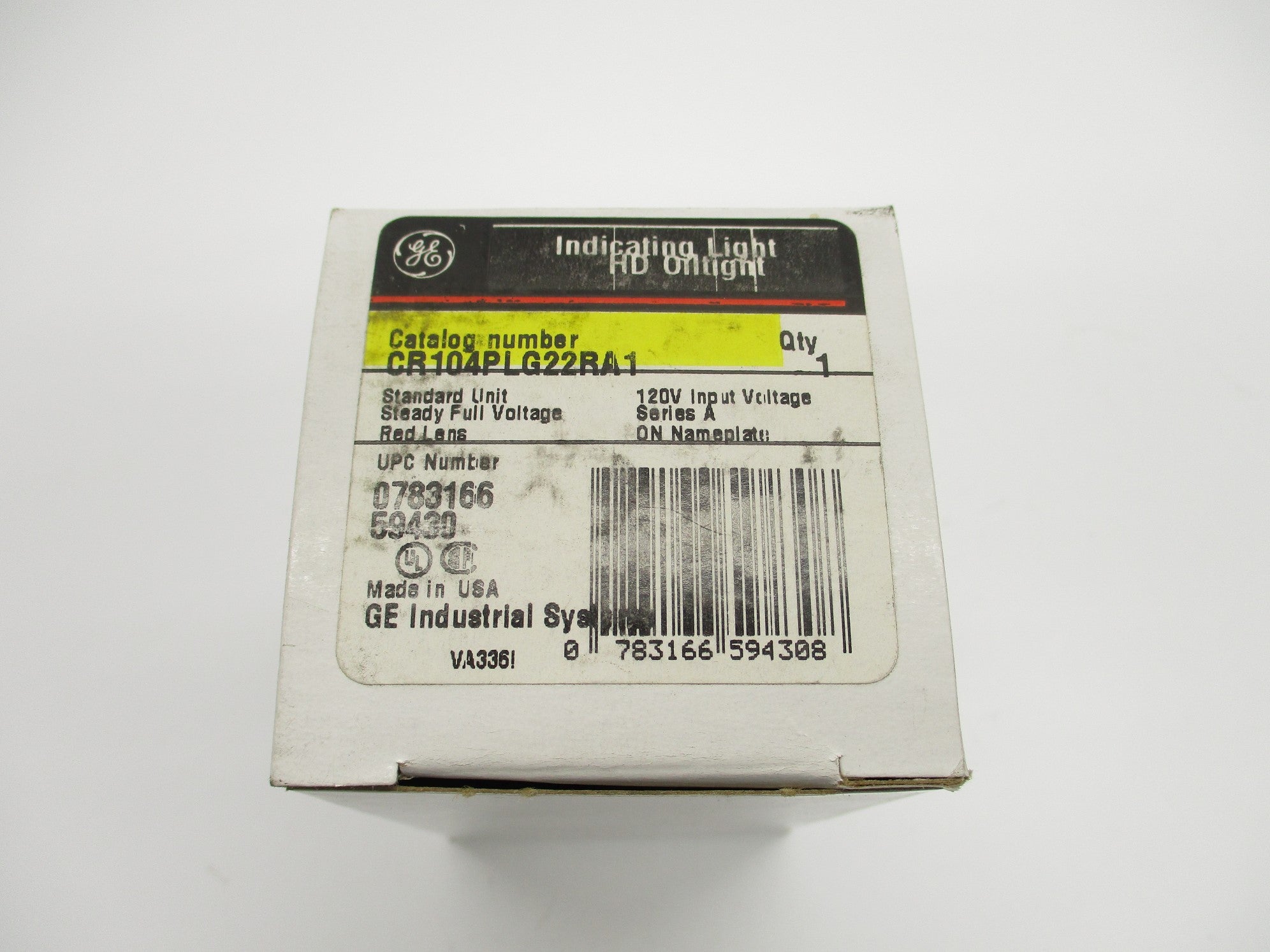 GENERAL ELECTRIC CR104PLG22RA1 SER. A NSMP