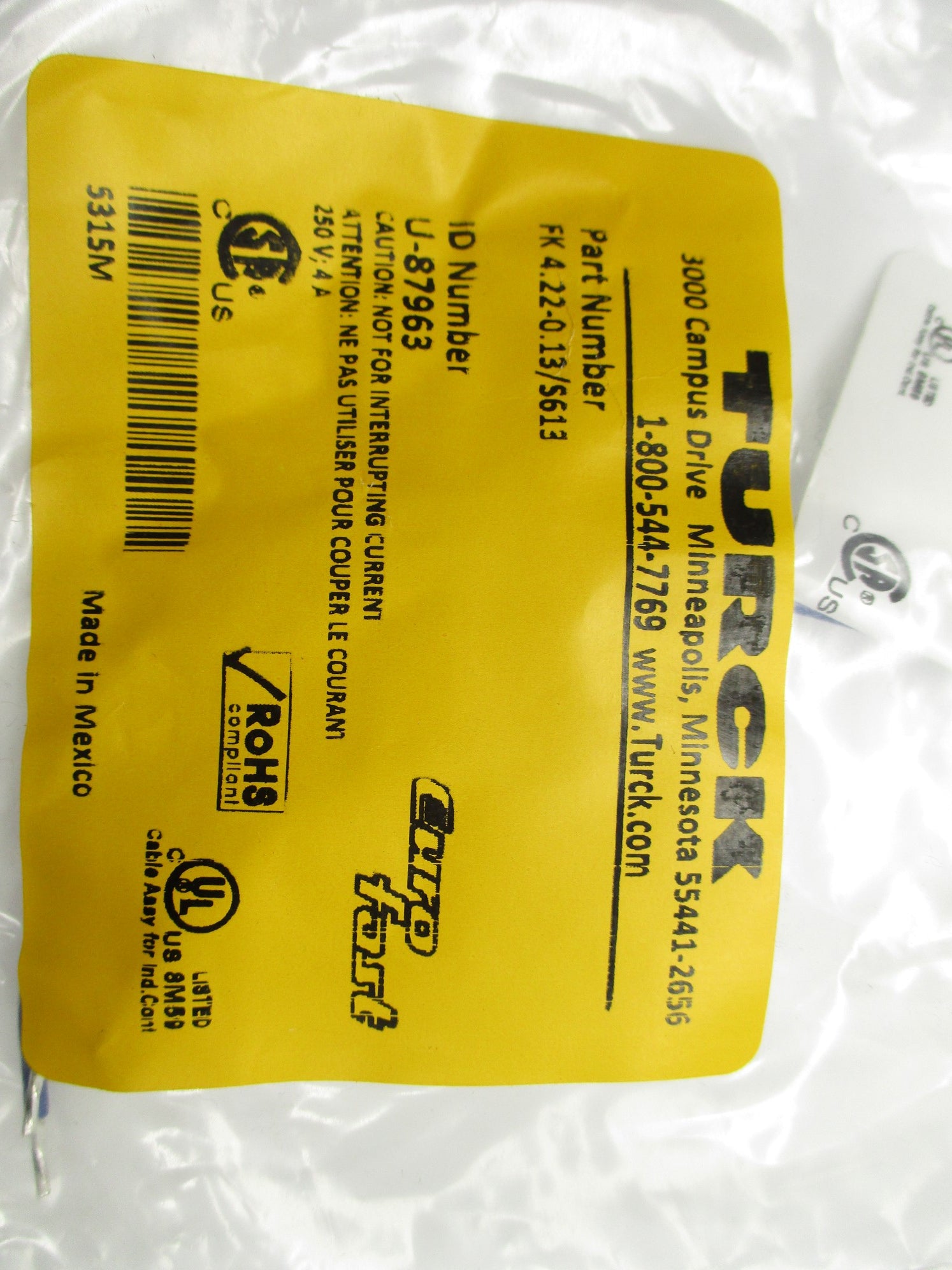 TURCK FK4.22-0.13/S613 NSMP