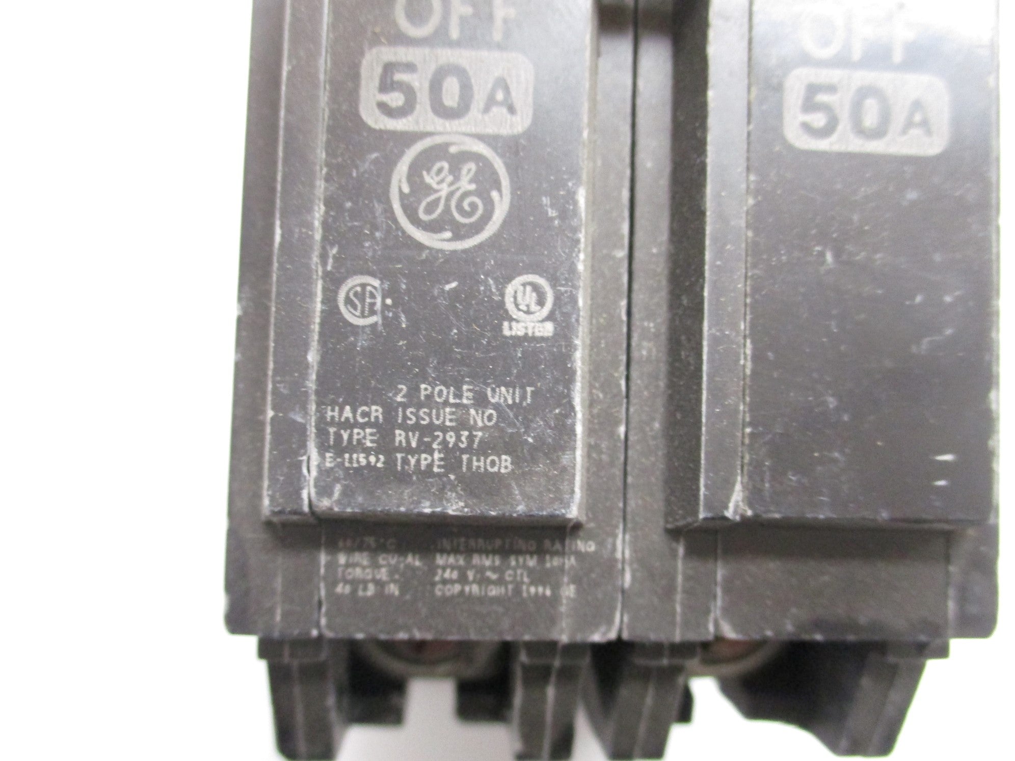 GENERAL ELECTRIC THQB22050 50A 240VAC NSNP
