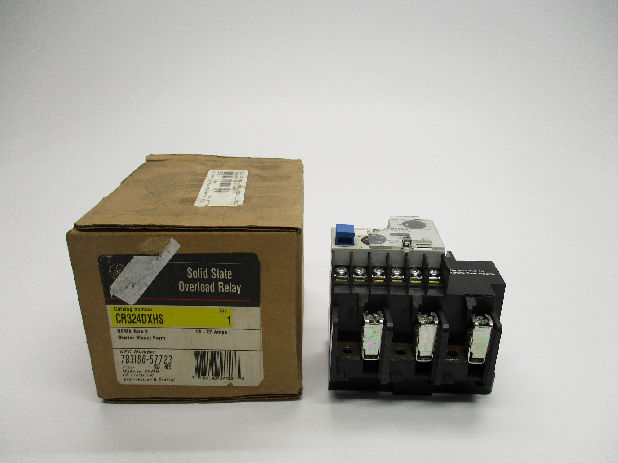 GENERAL ELECTRIC CR324DXHS 600VAC 13-27A NSMP