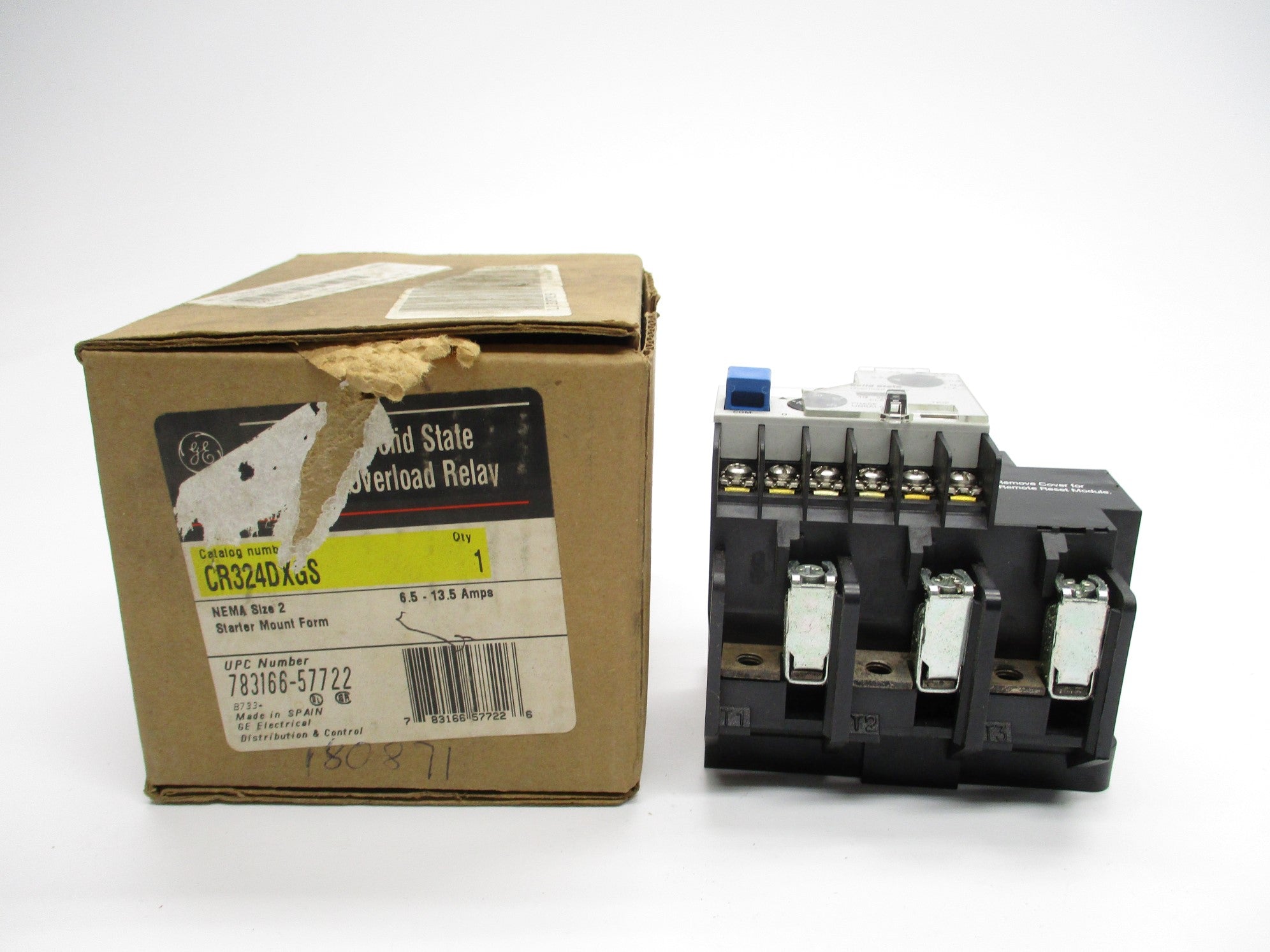 GENERAL ELECTRIC CR324DXGS 600VAC 6.5-13.5A NSMP