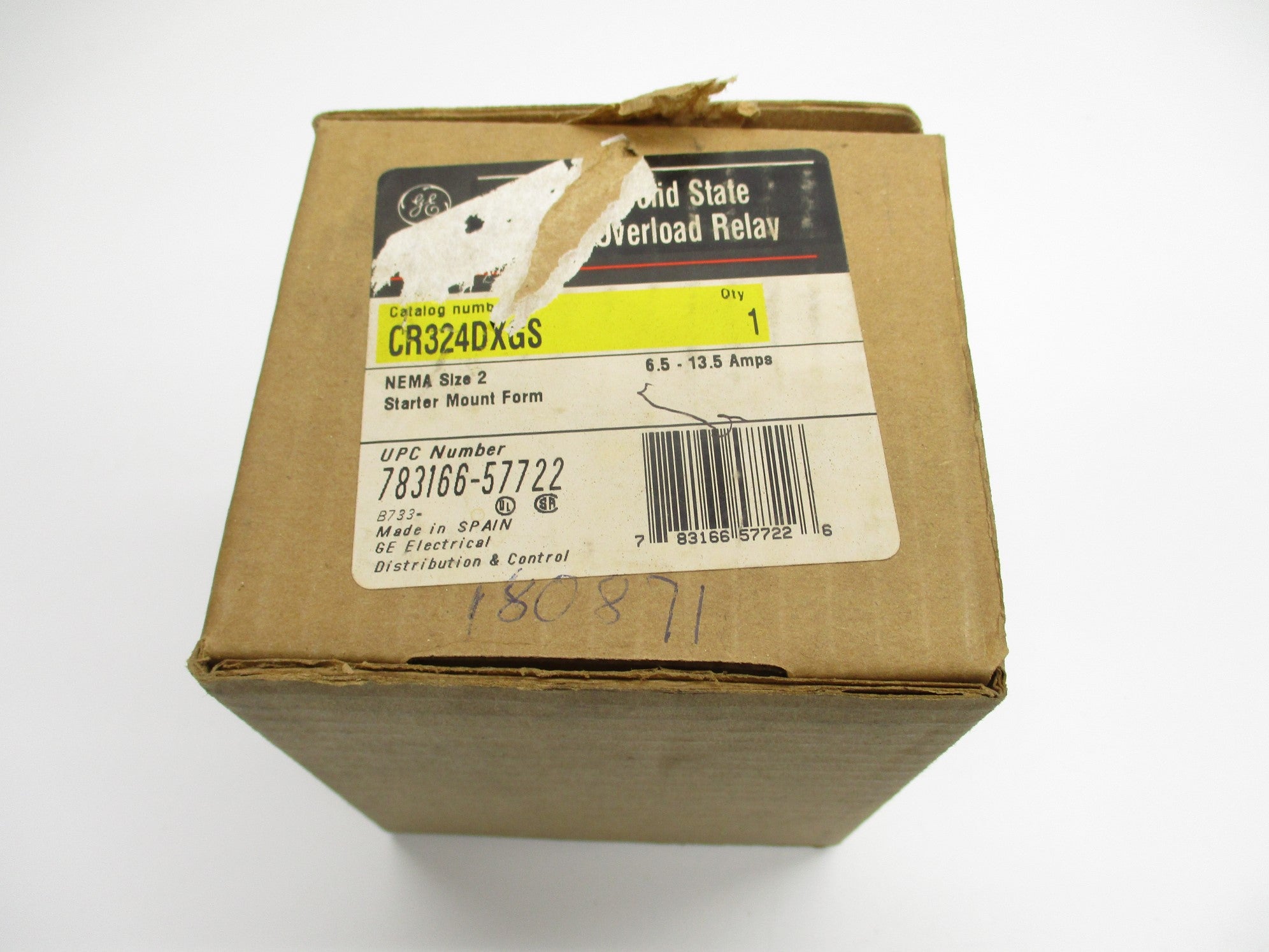 GENERAL ELECTRIC CR324DXGS 600VAC 6.5-13.5A NSMP
