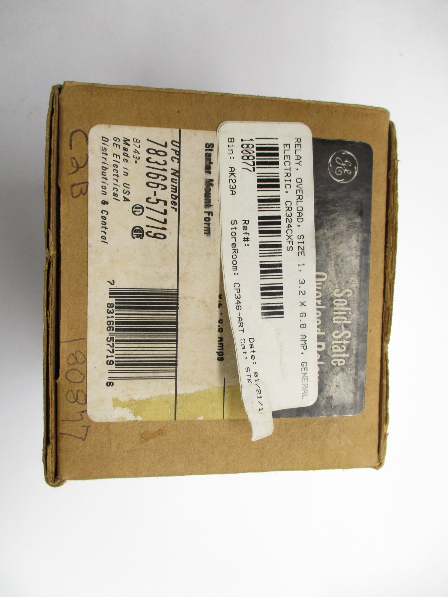 GENERAL ELECTRIC CR324CXFS 600VAC 3.2-6.8A NSMP