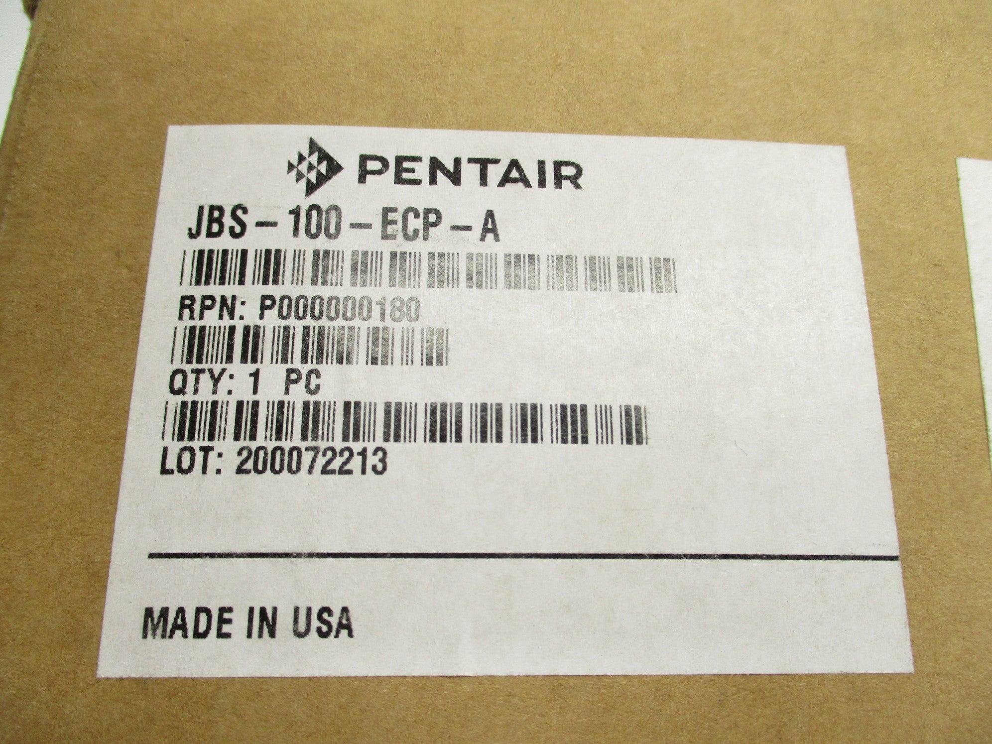 PENTAIR JBS-100-ECP-A NSMP