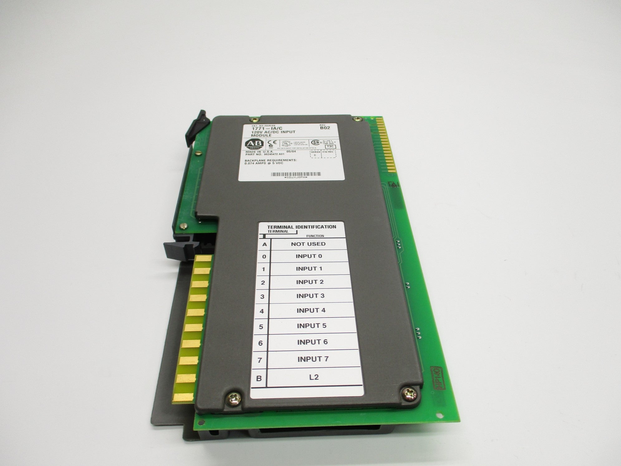 ALLEN BRADLEY 1771-IA SER. C UNMP