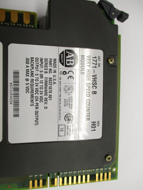 ALLEN BRADLEY 1771-VHSC SER. B 12-24VDC F/W D UNMP