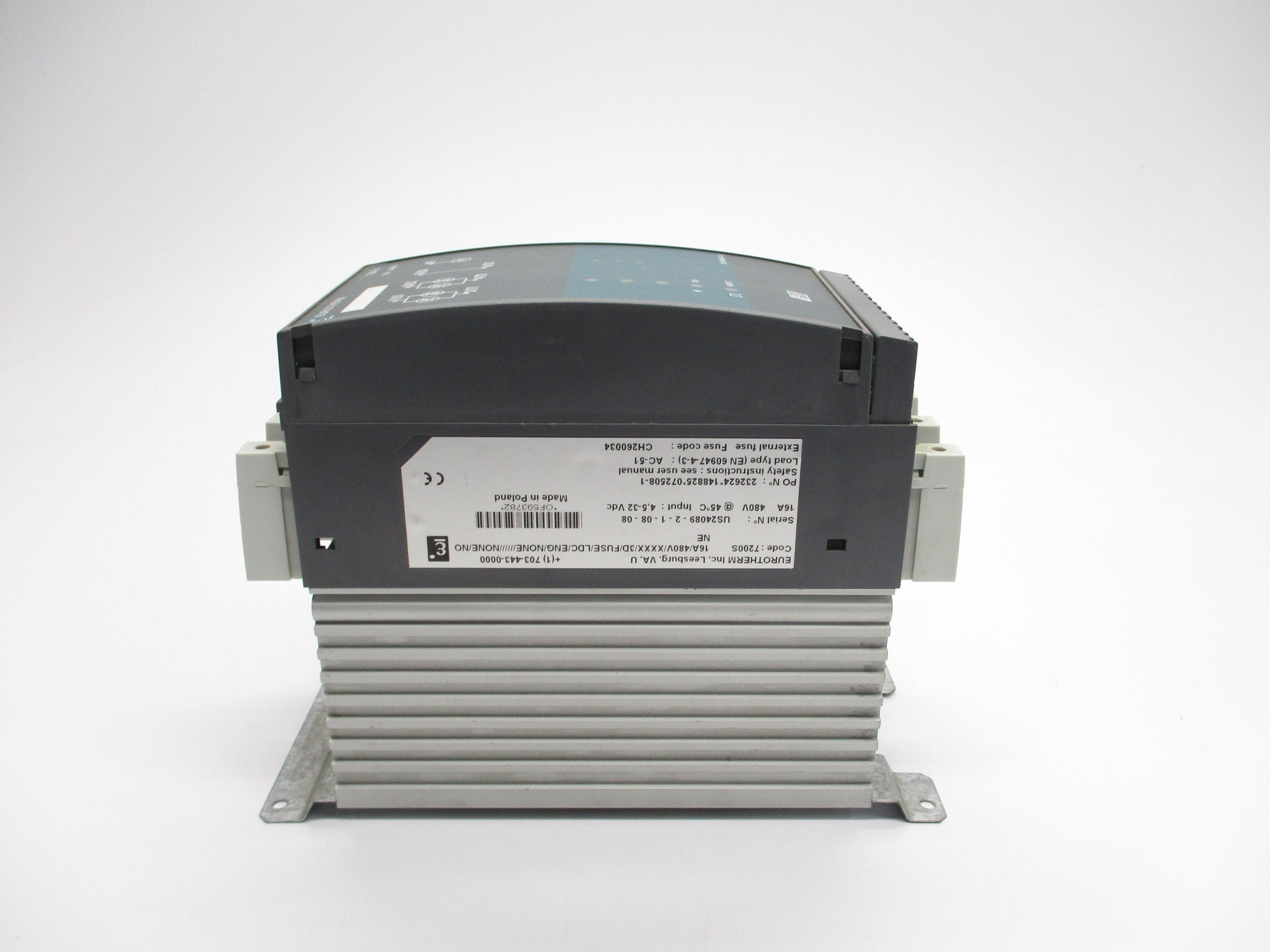 EUROTHERM 7200S16A/480V/XXXX/3D/FUSE/LDC/ENG/NONE//////NONE/NONE UNMP
