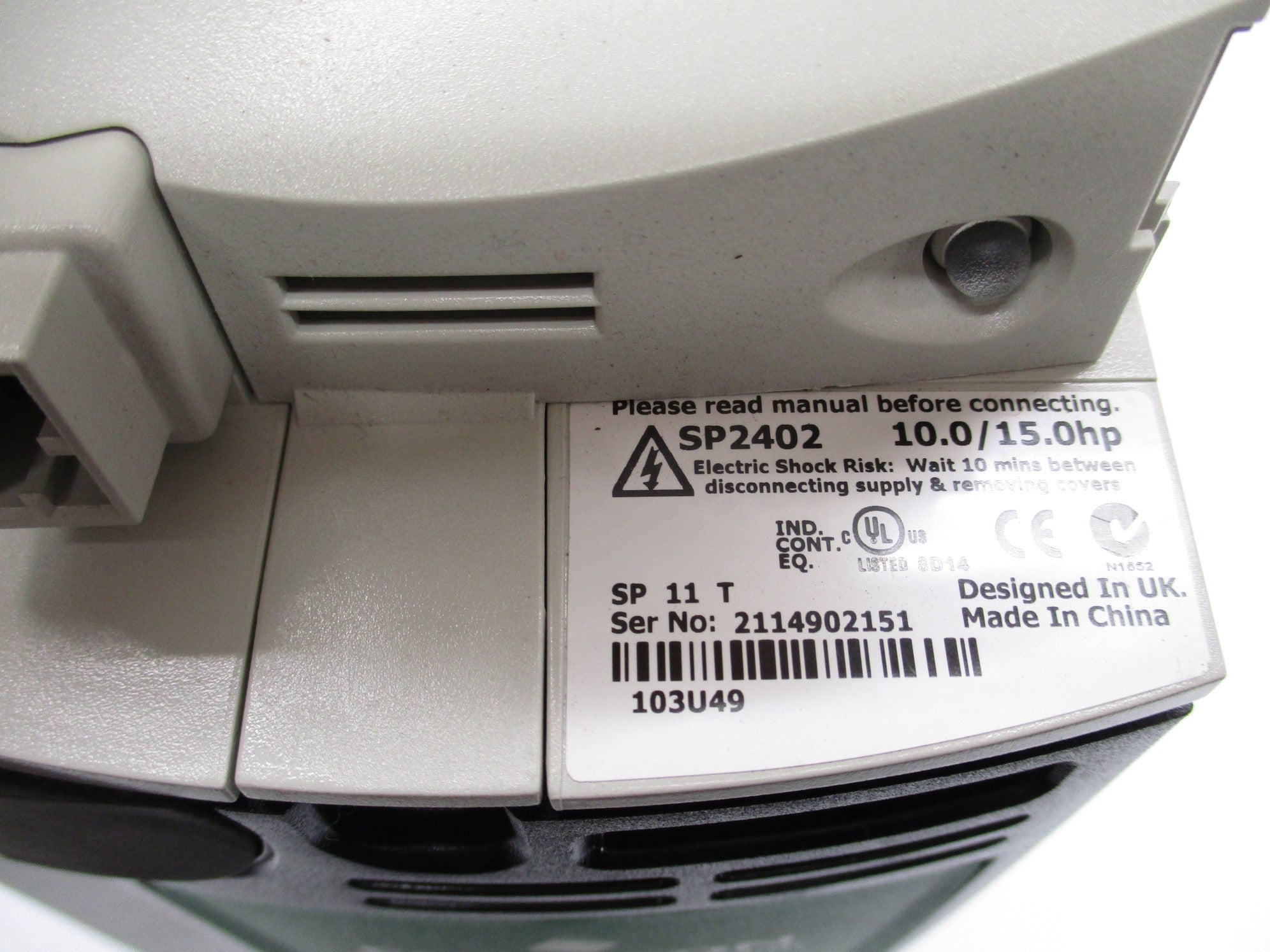CONTROL TECHNIQUES SP2402 UNMP
