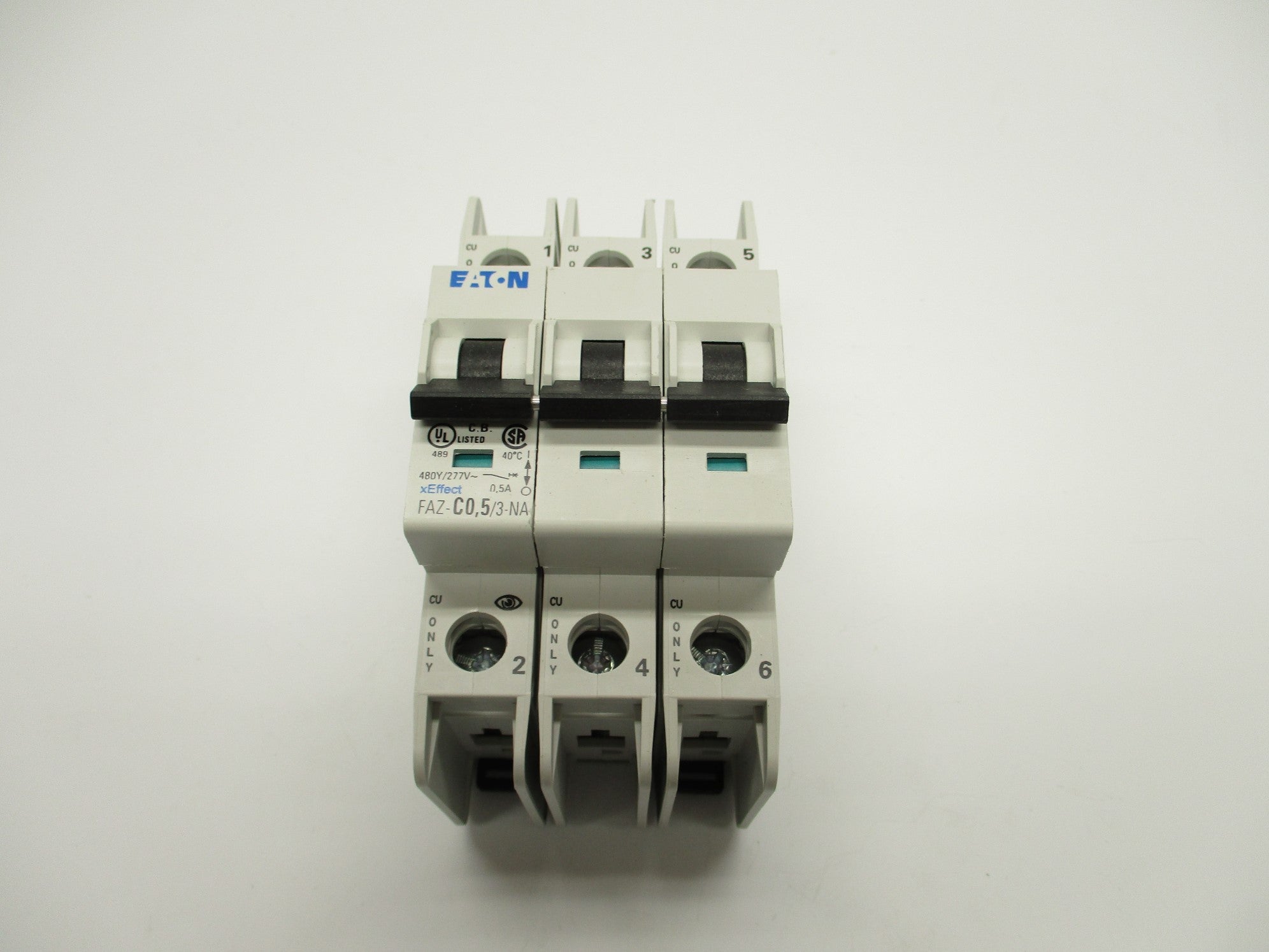 EATON FAZ-C0.5/3-NA 0.5A 480/277VAC NSMP