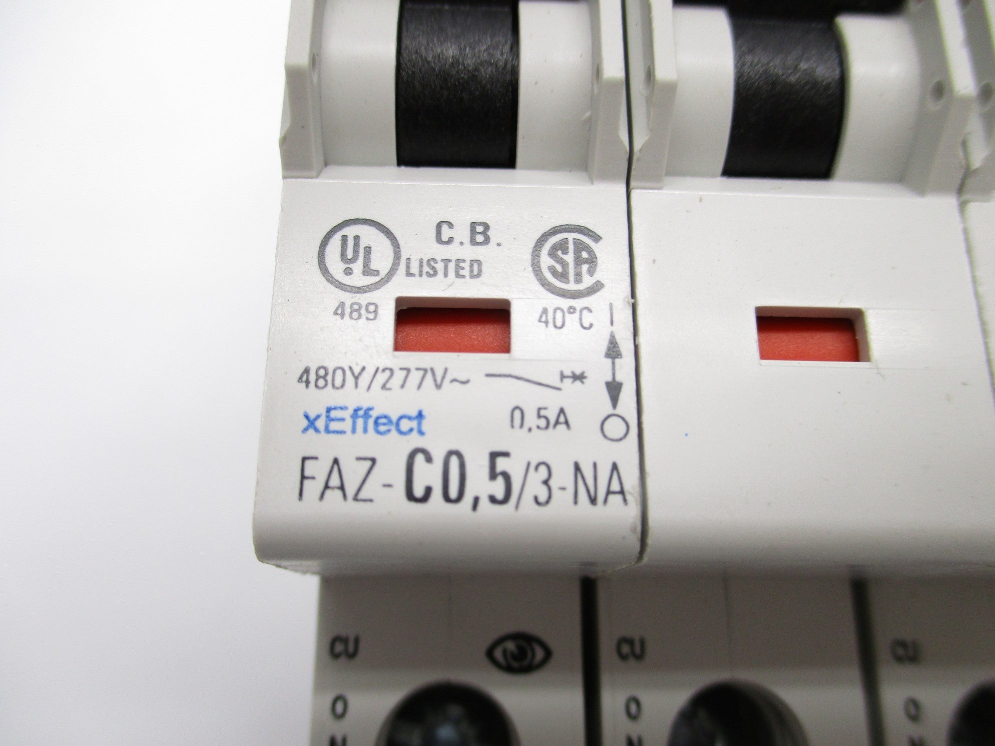 EATON FAZ-C0.5/3-NA 0.5A 480/277VAC NSMP
