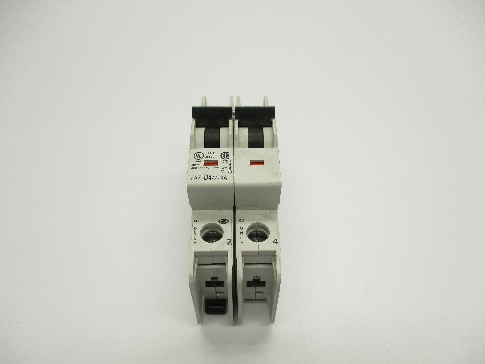 EATON FAZ-D4/2-NA 4A 480/277VAC NSNP