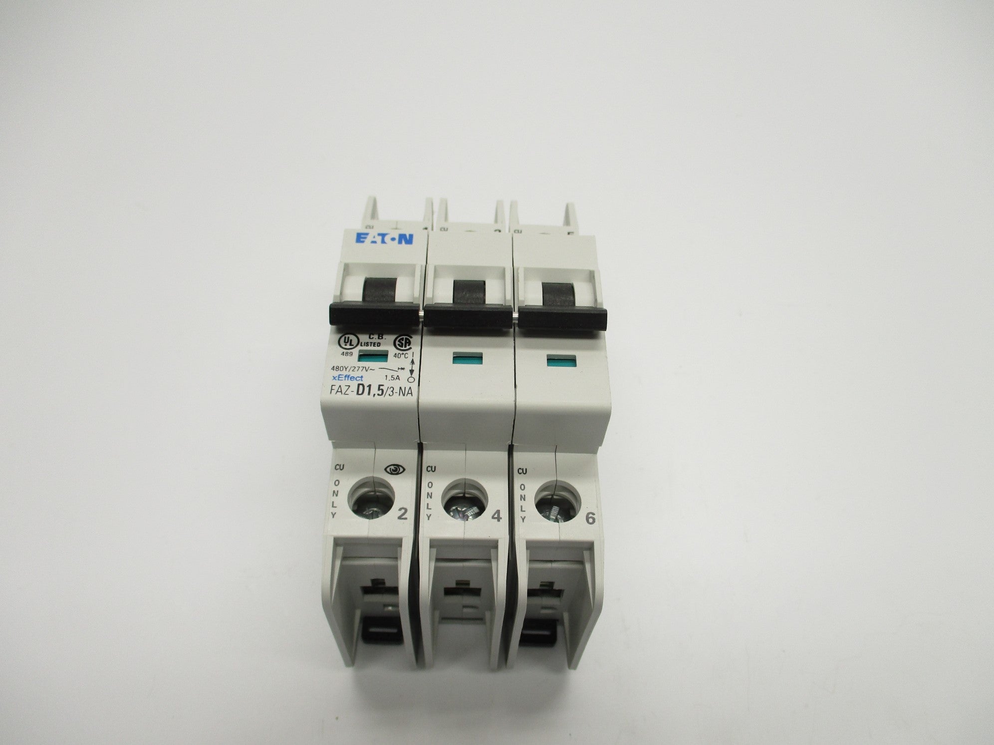 EATON FAZ-D1.5/3-NA 1.5A 480/277VAC NSMP