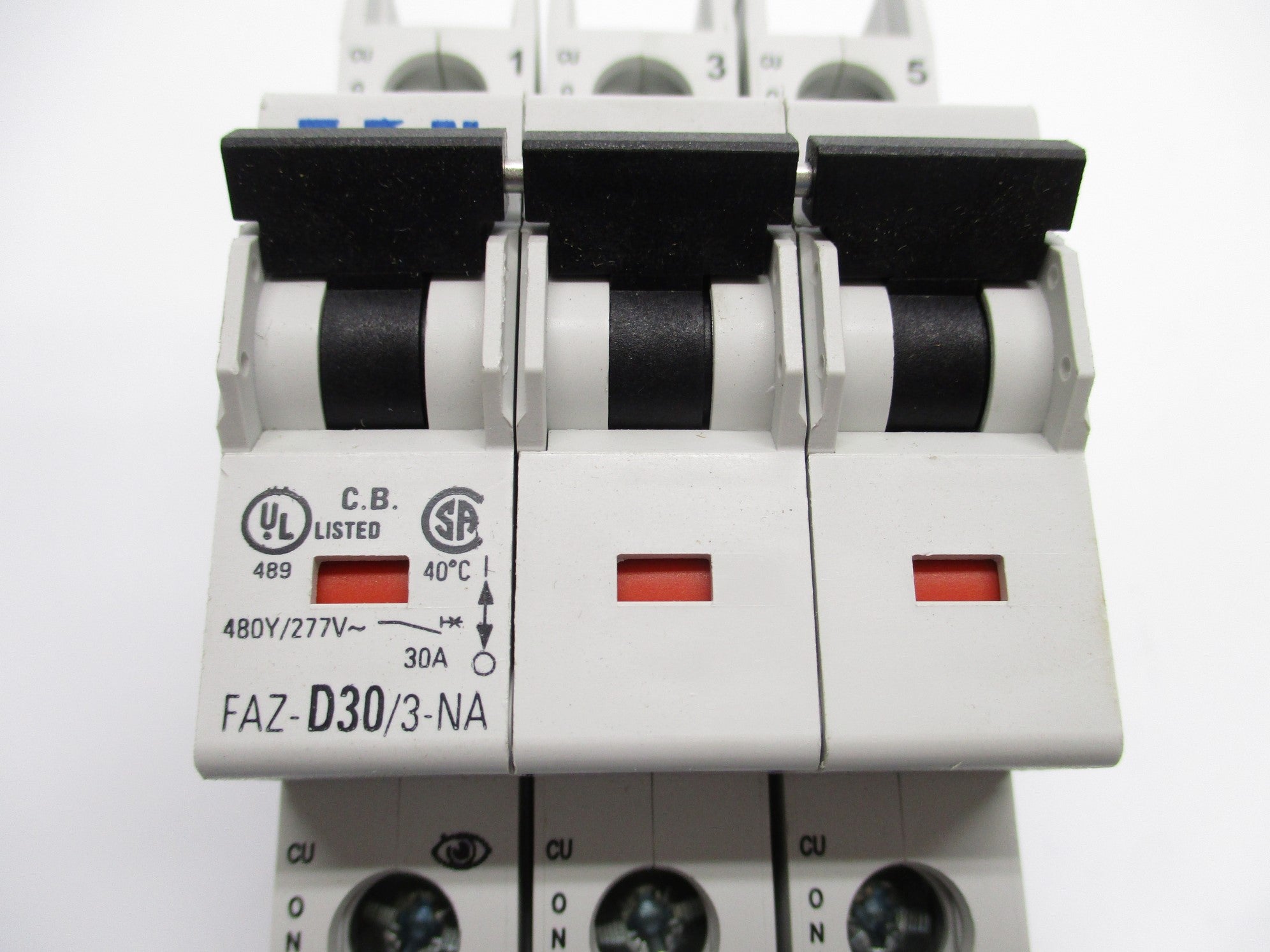 EATON FAZ-D30/3-NA 30A 480/277VAC NSMP