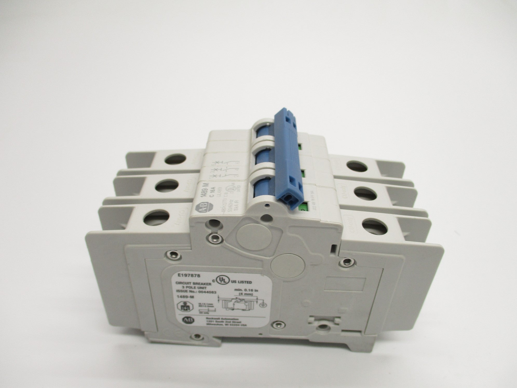 ALLEN BRADLEY 1489-M3C160 SER. D 16A 480/277V NSNP