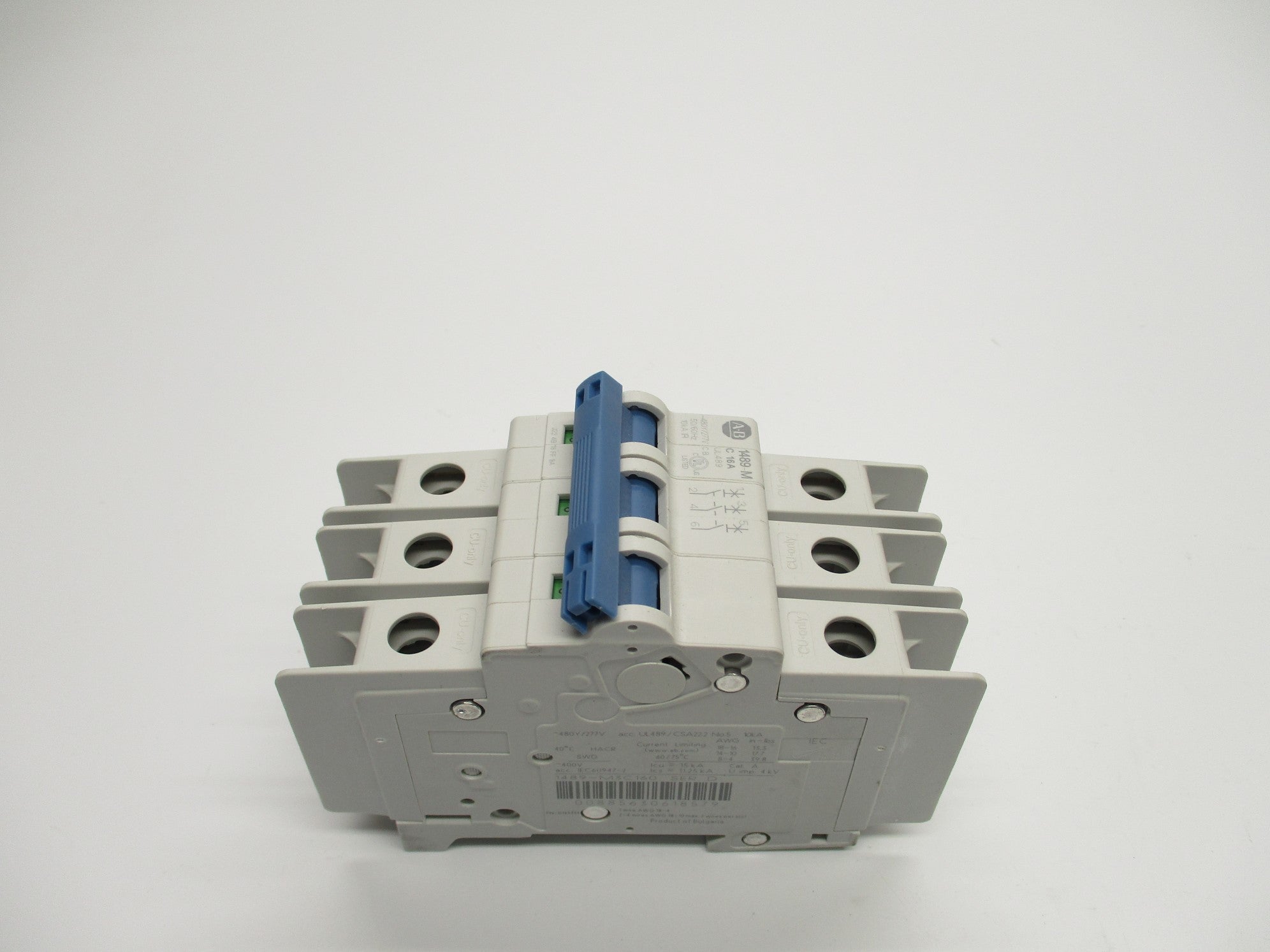 ALLEN BRADLEY 1489-M3C160 SER. D 16A 480/277V NSNP