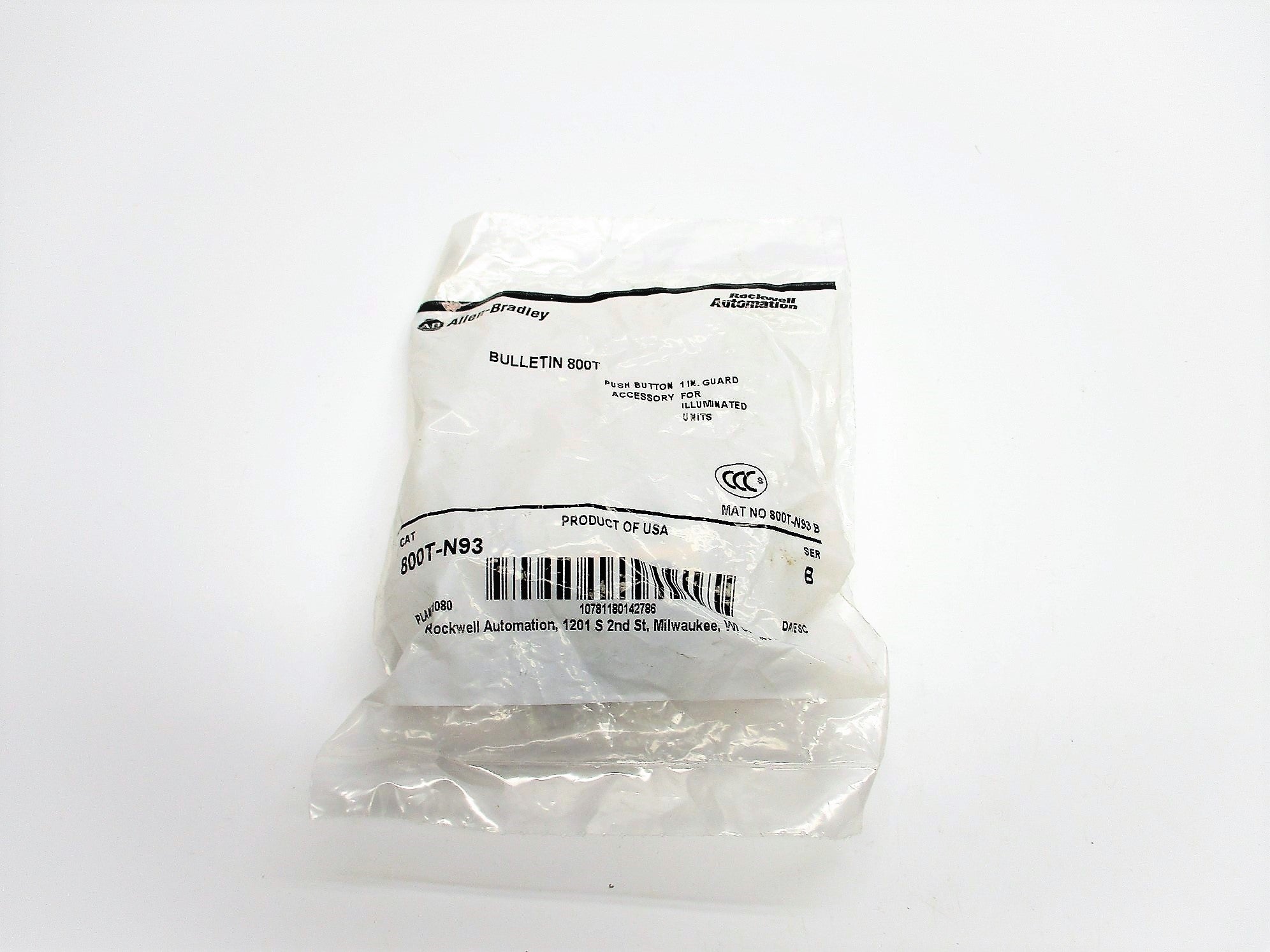 ALLEN BRADLEY 800T-N93 SER. B NSMP