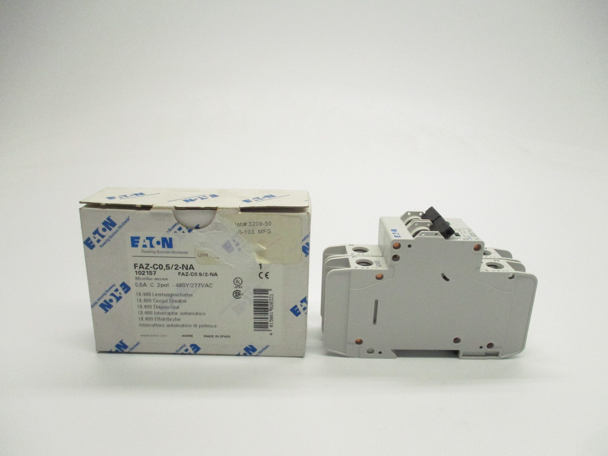 EATON FAZ-C0.5/2-NA 0.5A 480/277VAC NSMP