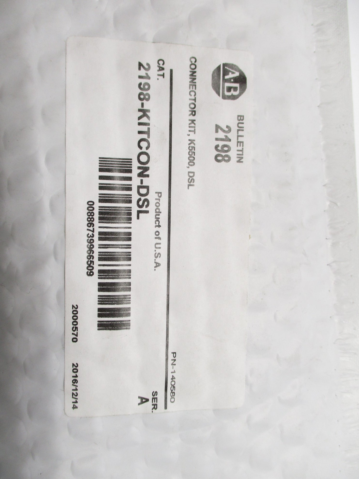 ALLEN BRADLEY 2198-KITCON-DSL SER. A (WH) NSFS