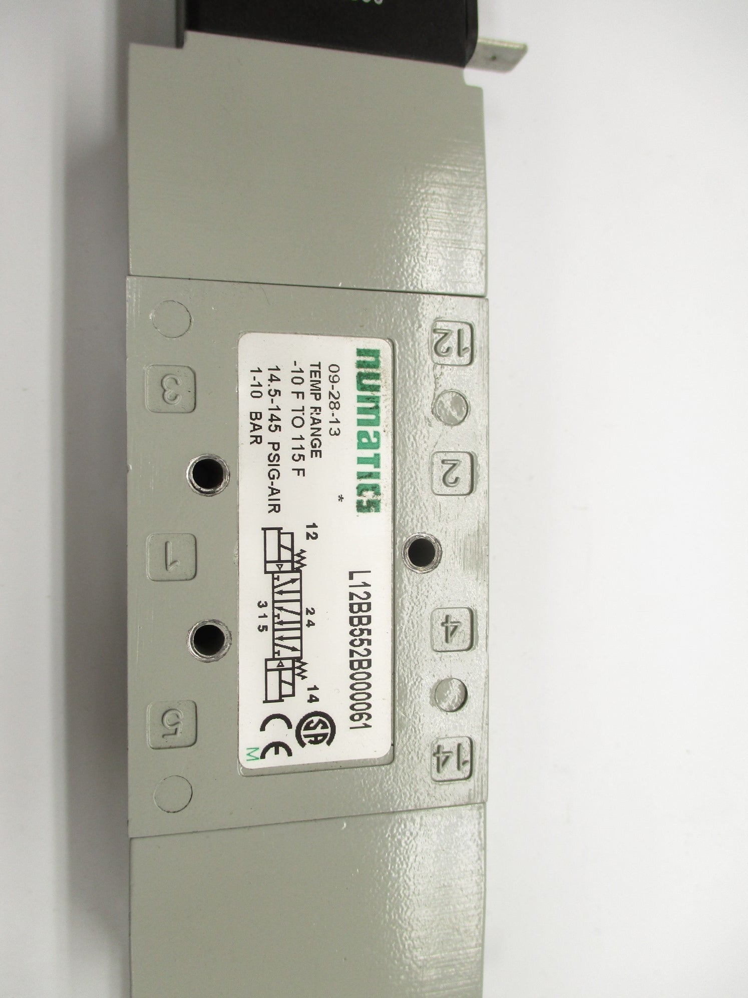 NUMATICS L12BB552B000061 24VDC UNMP