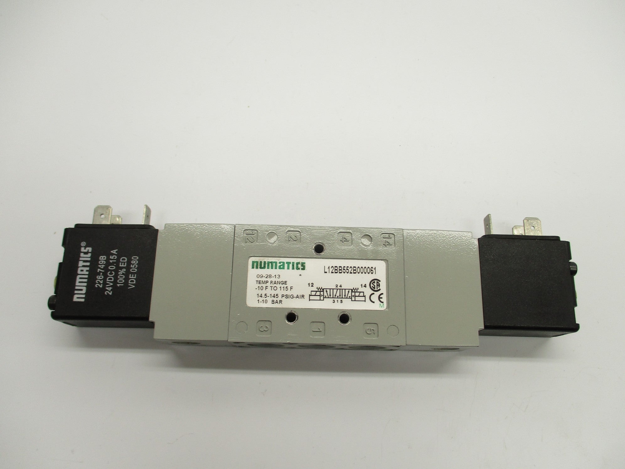 NUMATICS L12BB552B000061 24VDC UNMP
