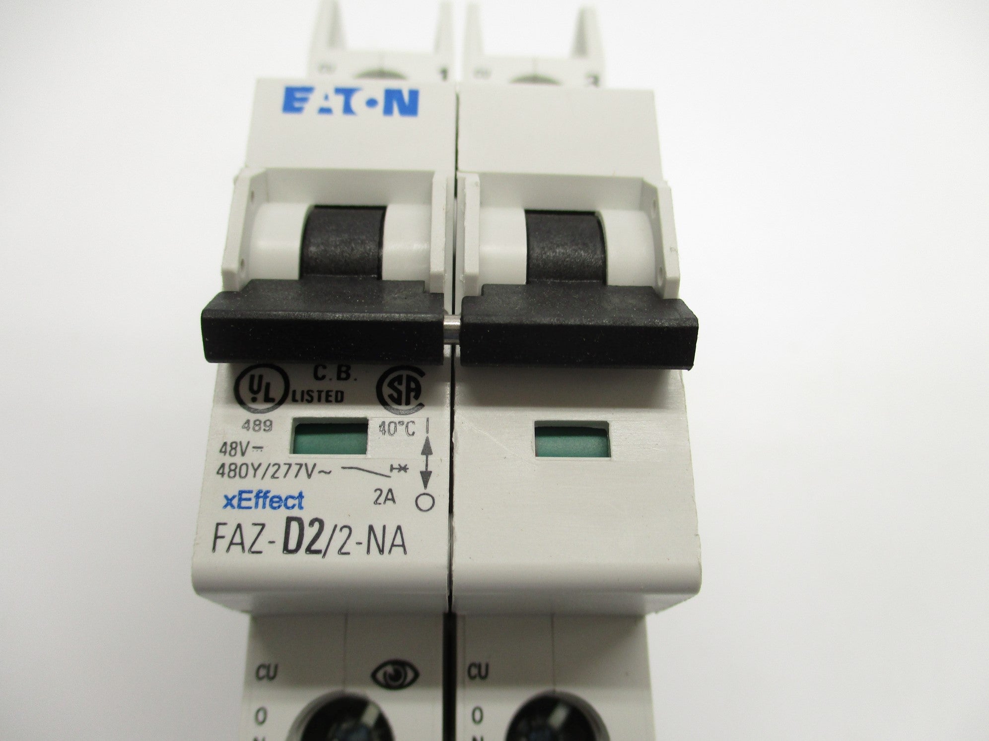 EATON FAZ-D2/2-NA 2A 480/277VAC NSMP