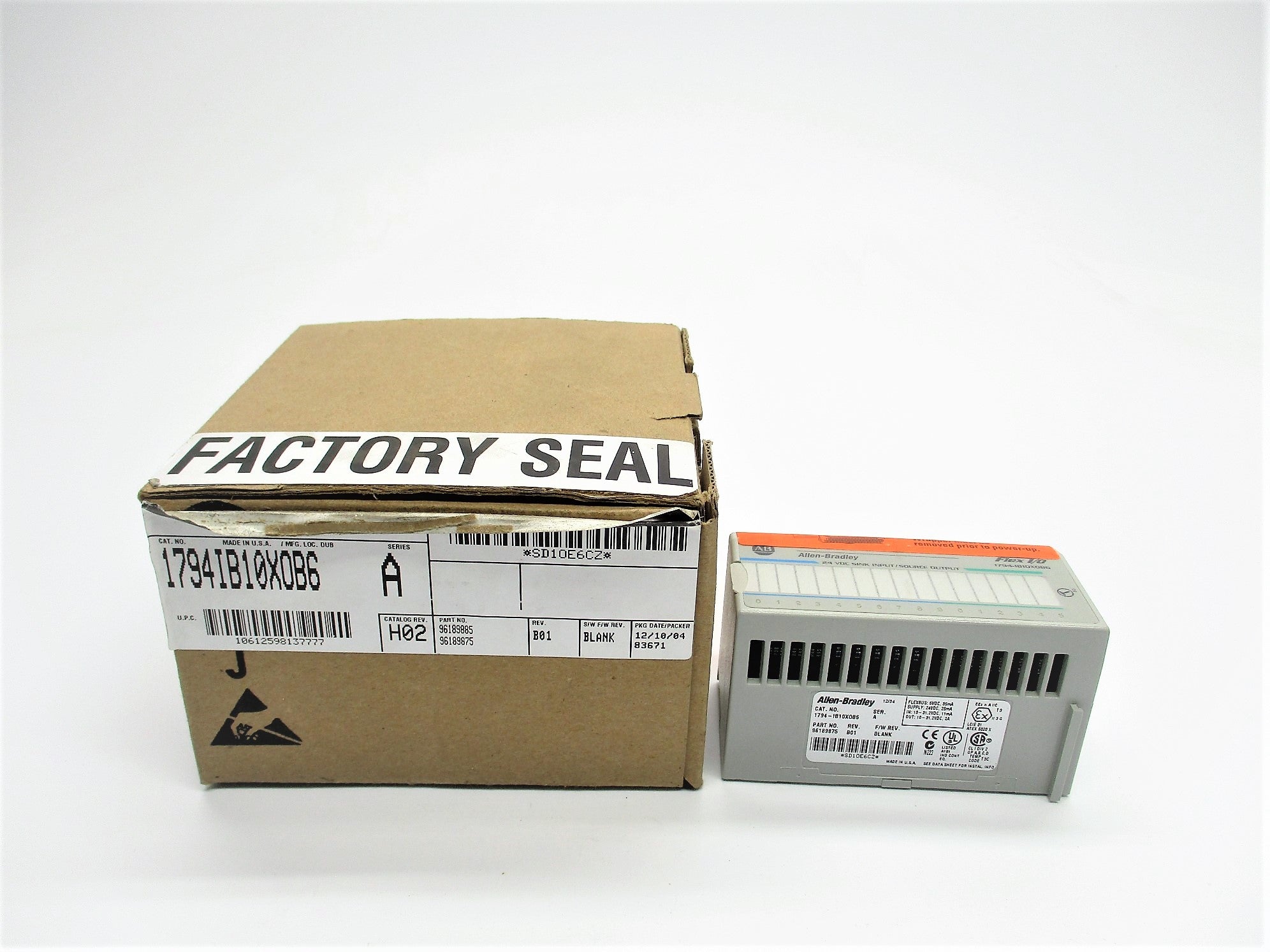 ALLEN BRADLEY 1794-IB10XOB6 SER. A 10-31.2VDC 2A NSMP