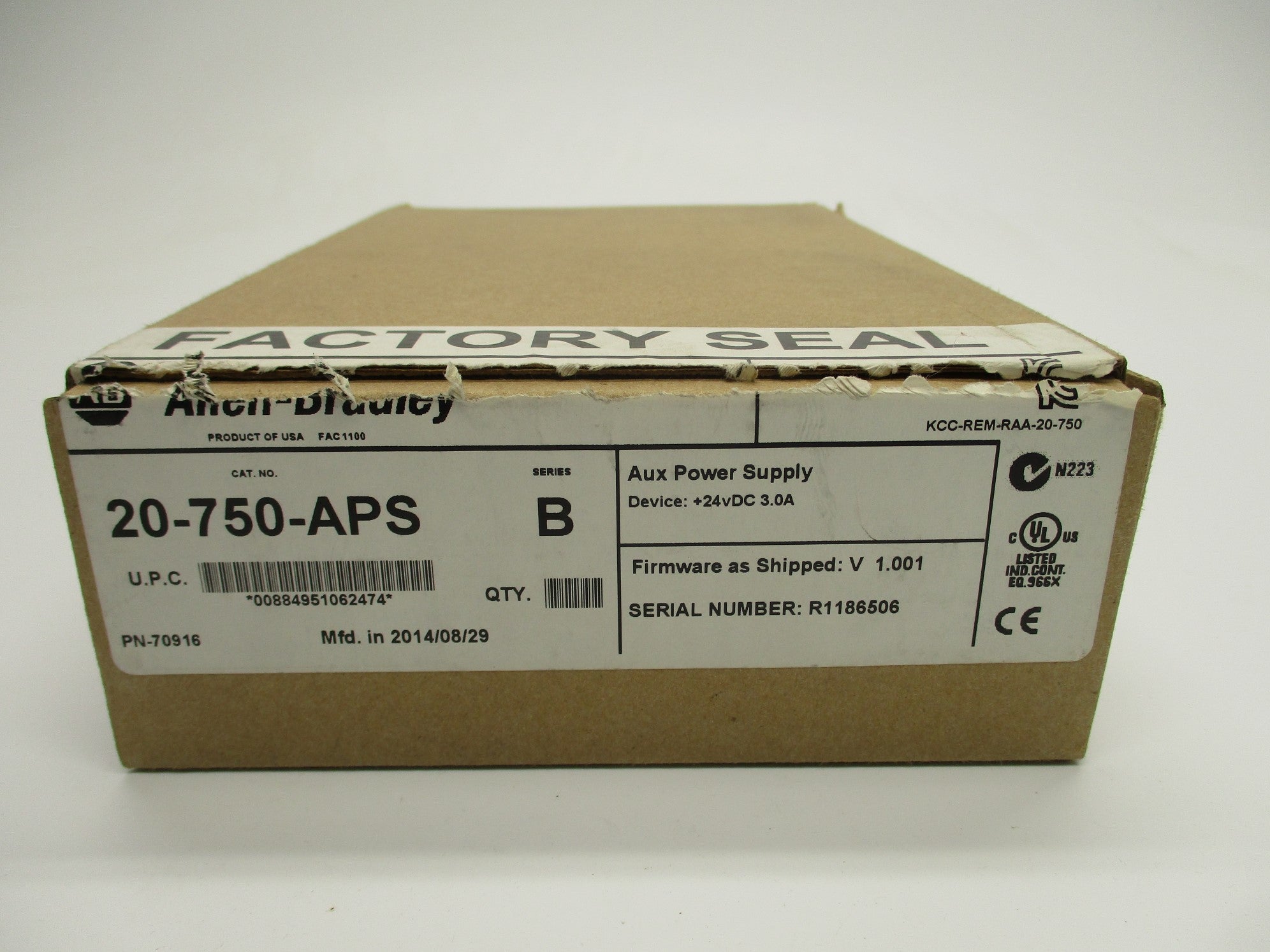ALLEN BRADLEY 20-750-APS SER. B V1.001 NSMP
