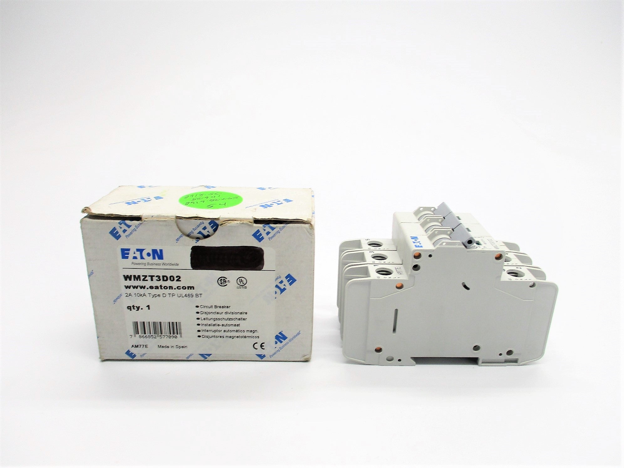 EATON WMZT3D02 2A 480/277VAC NSMP
