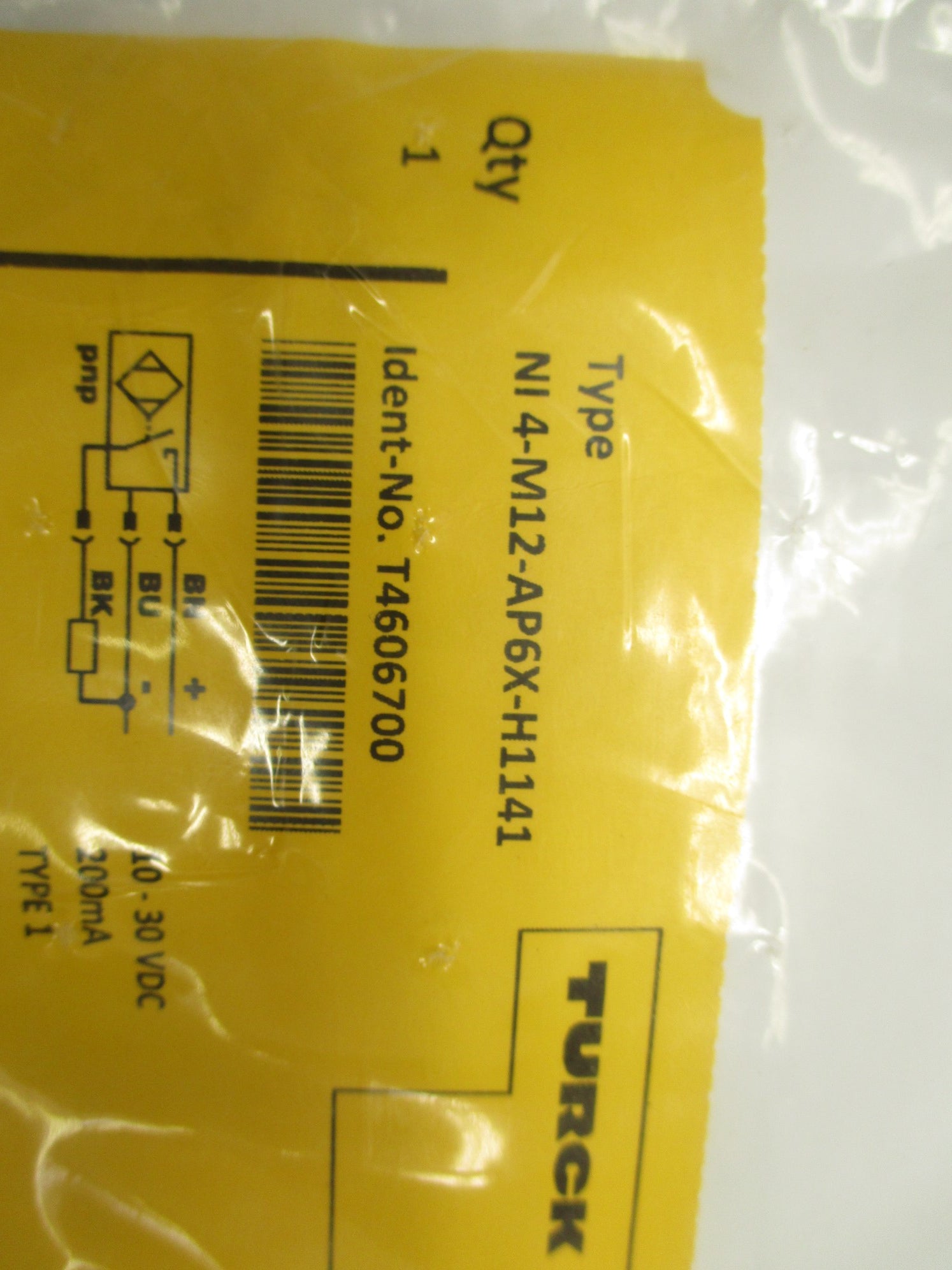 TURCK NI4-M12-AP6X-H1141 T4606700 10-30VDC NSMP