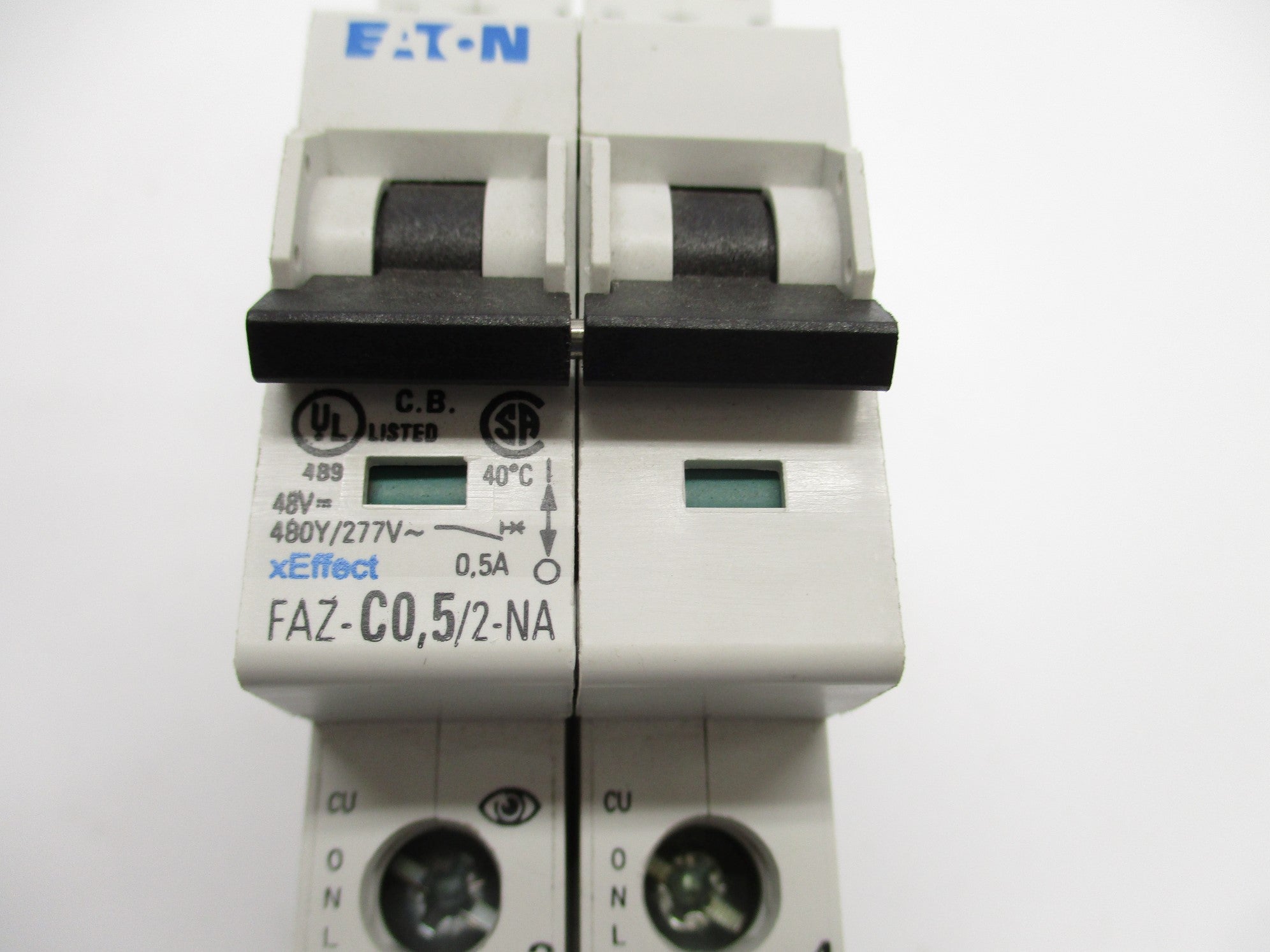 EATON FAZ-C0.5/2-NA 0.5A 480/277V NSNP