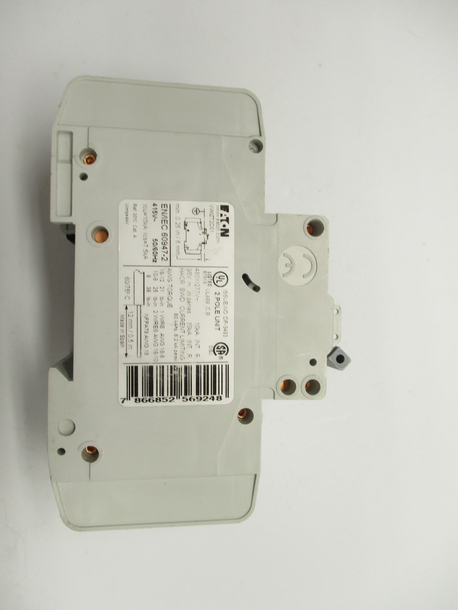 EATON WMZT2D01 1A 480/277V NSNP