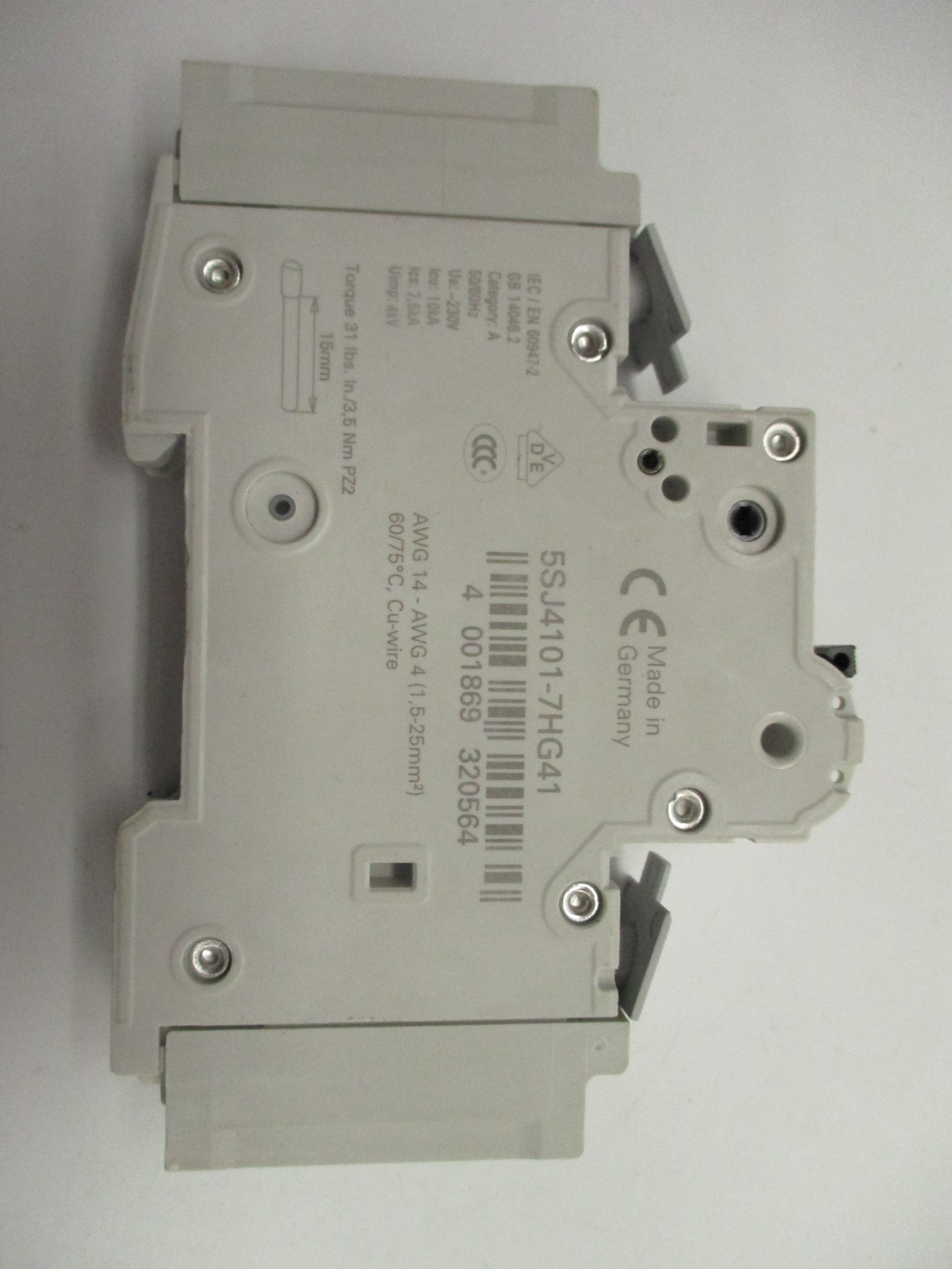 SIEMENS 5SJ4101-7HG41 1A 230V NSNP