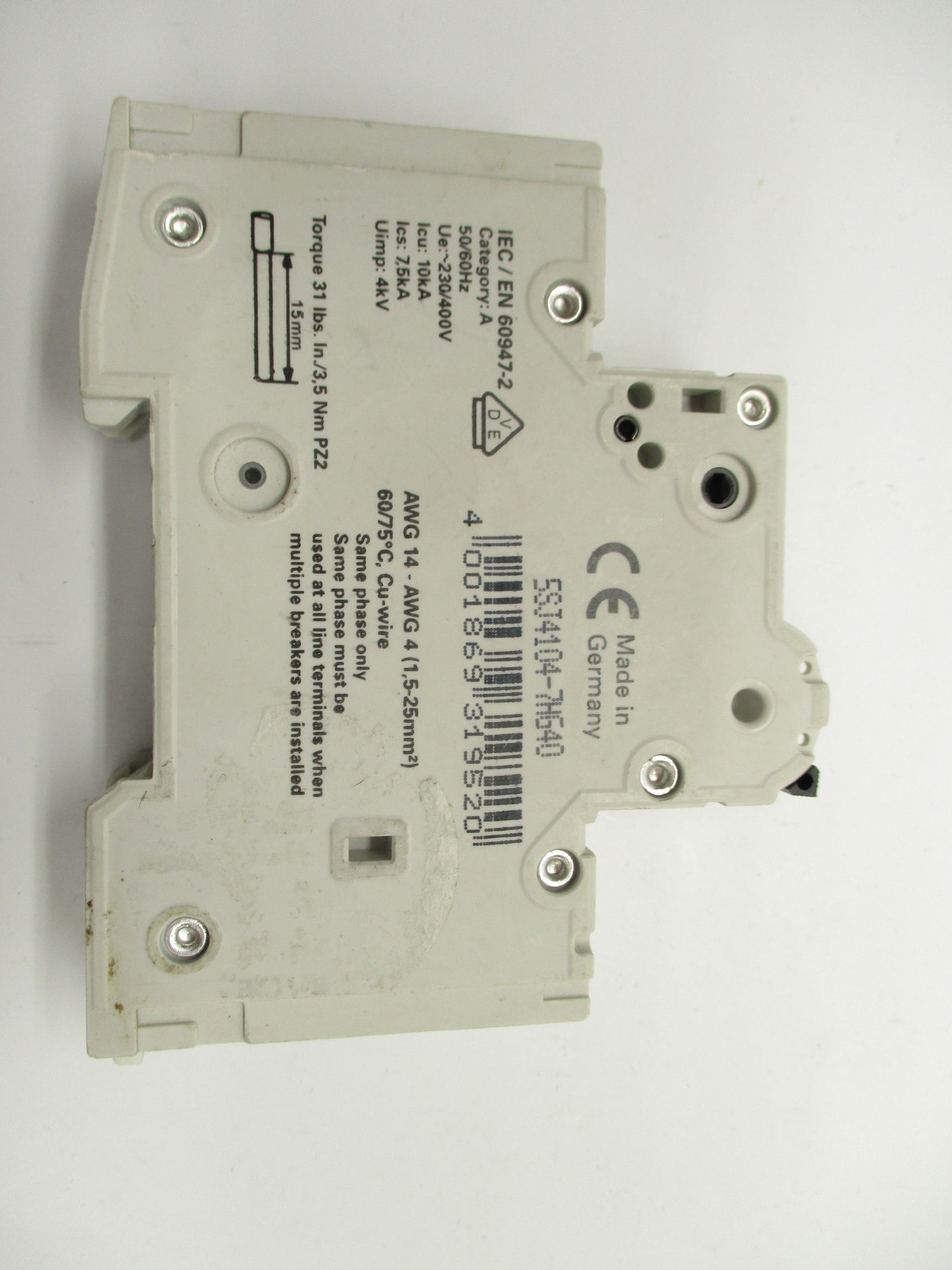 SIEMENS 5SJ4104-7HG40 230V 4A NSNP