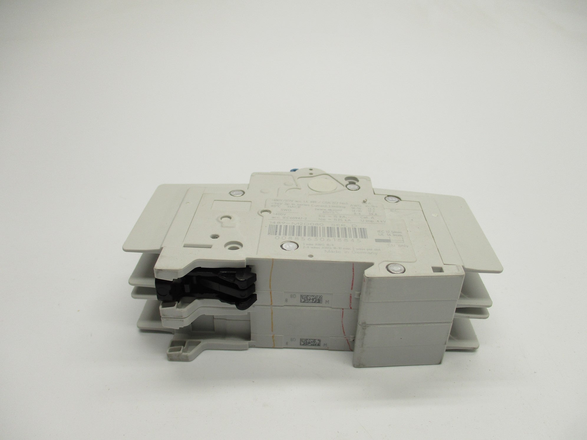 ALLEN BRADLEY 1489-M2D080 SER. D 8A 480/277V NSNP