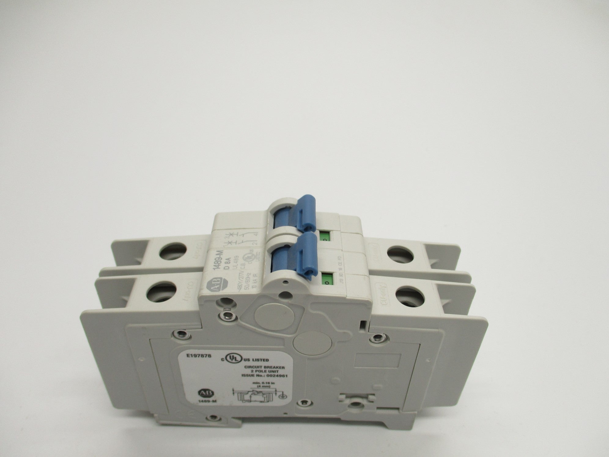 ALLEN BRADLEY 1489-M2D080 SER. D 8A 480/277V NSNP