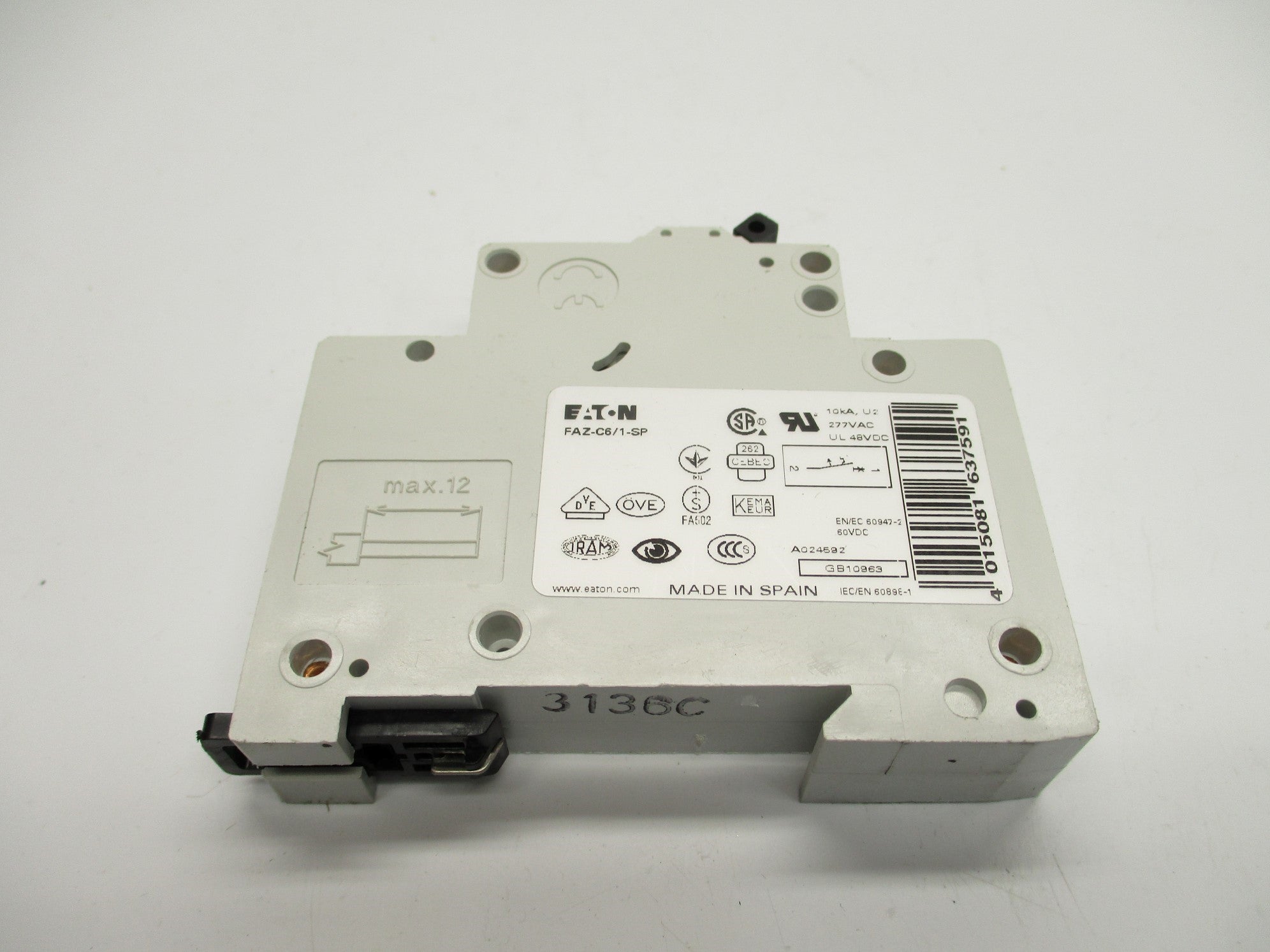 EATON FAZ-C6/1-SP 6A 230/400V 240/415V NSNP