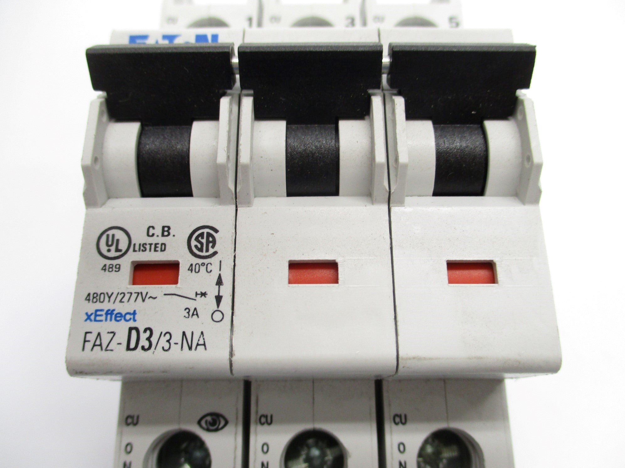 EATON FAZ-D3/3-NA 3A 480/277V NSNP