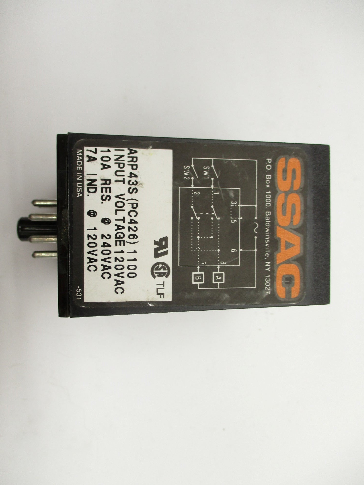 SSAC ARP43S 10A 240VAC UNMP