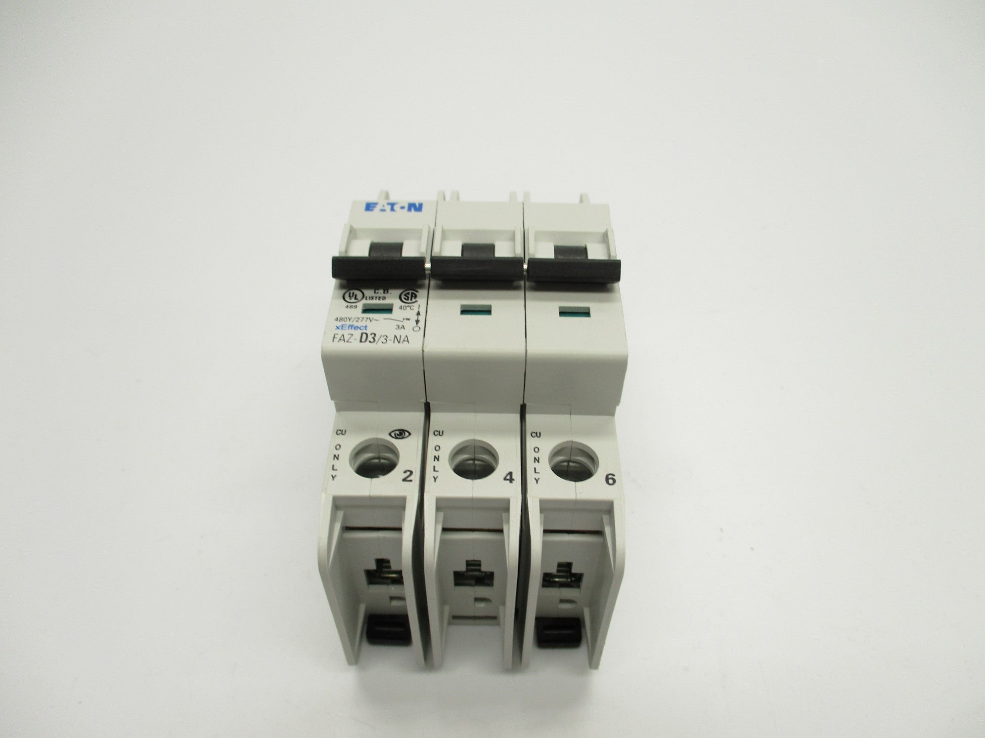 EATON FAZ-D3/3-NA 3A 480/277V NSMP