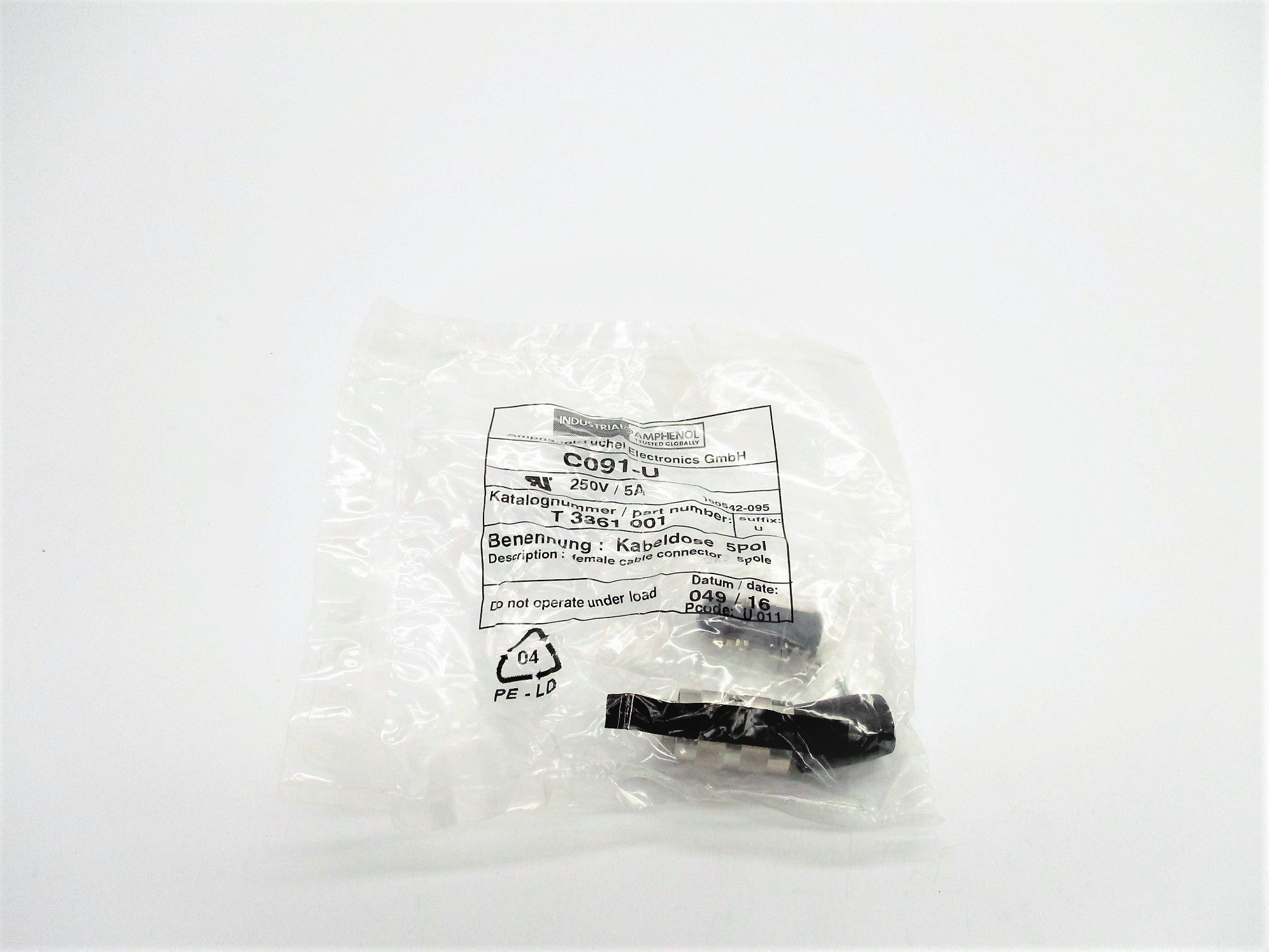 AMPHENOL T3361001 C091-U NSMP