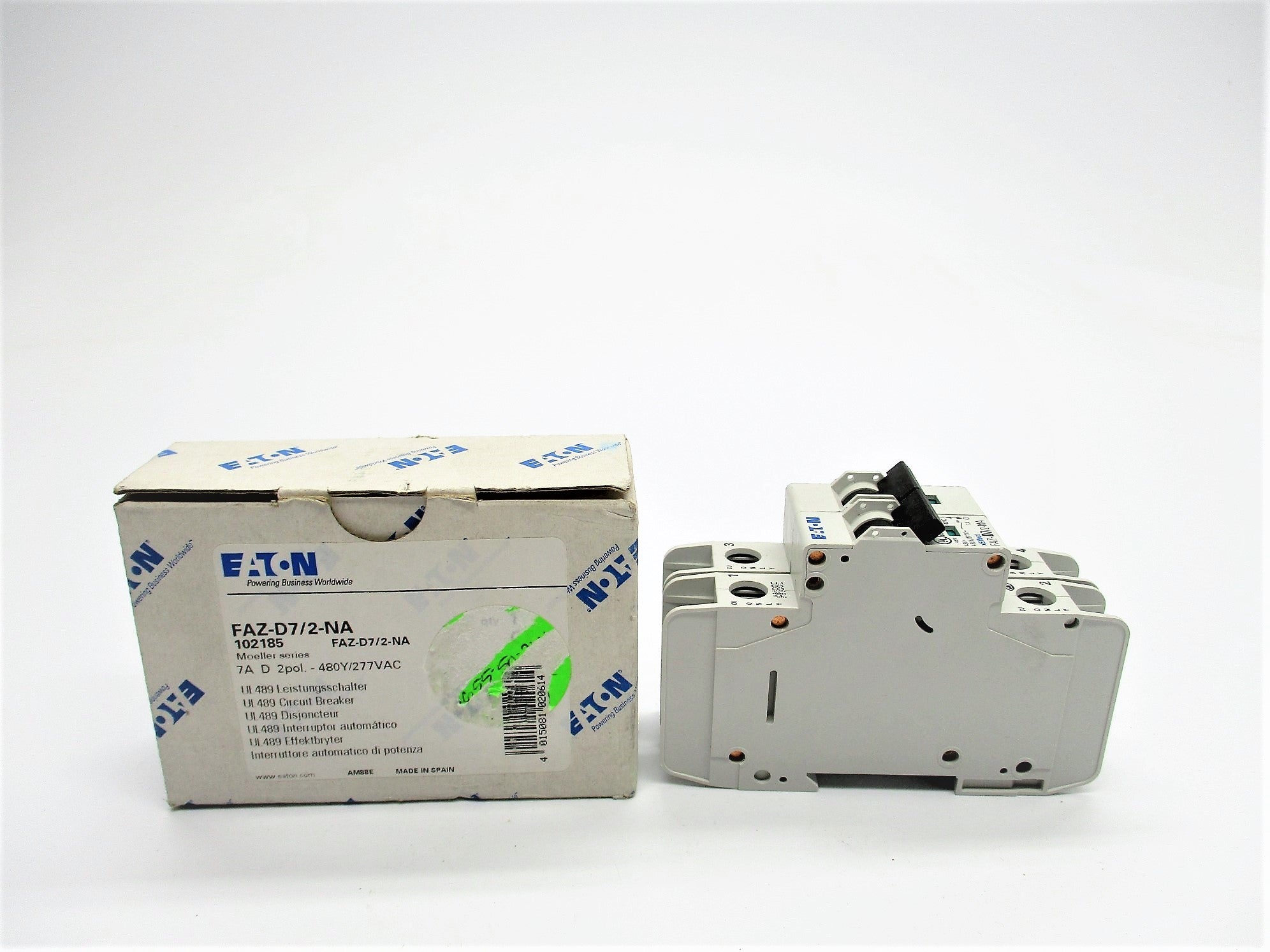 EATON FAZ-D7/2-NA 7A 480/277VAC NSMP