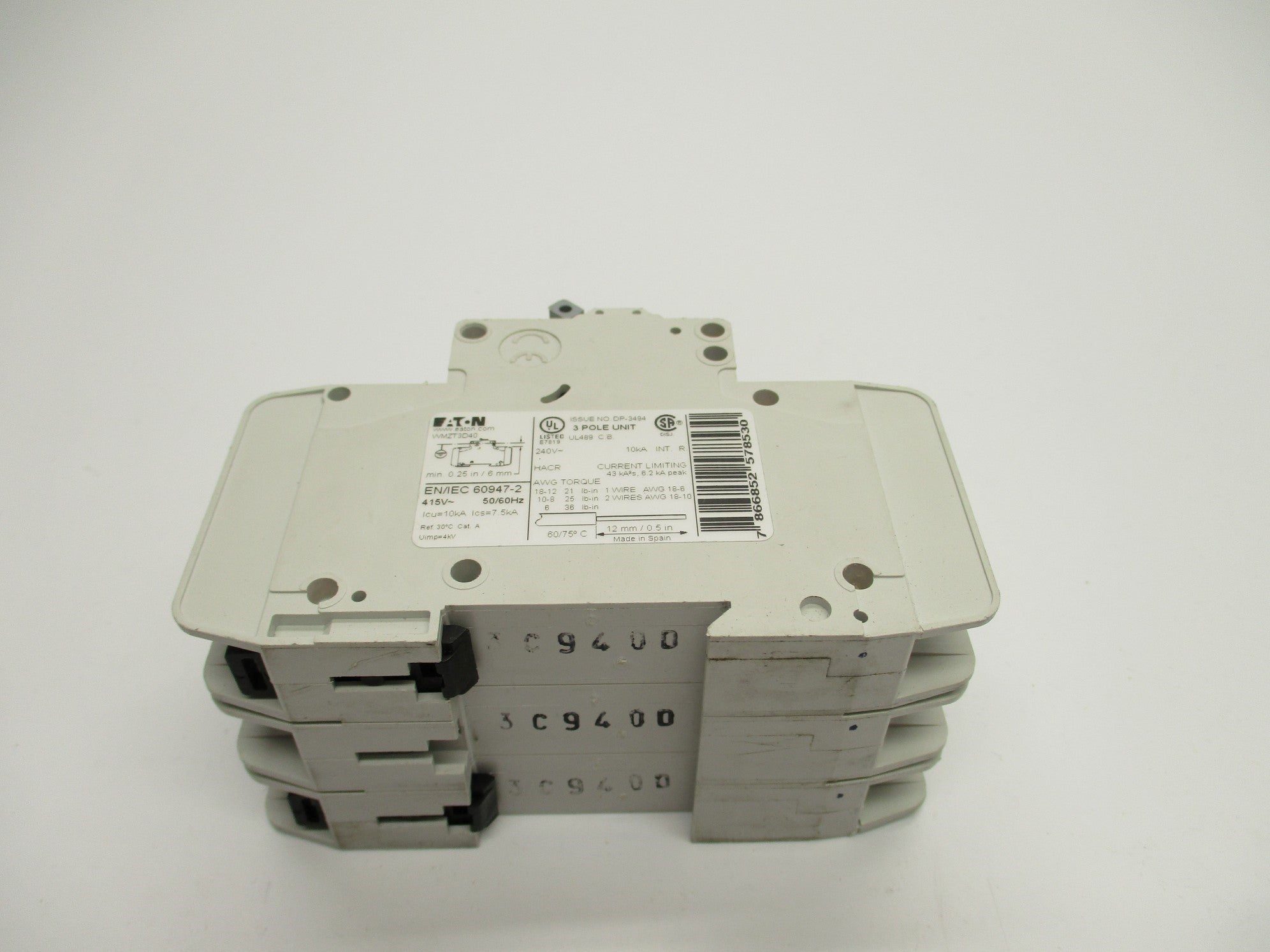 EATON WMZT3D40 40A 240V NSNP