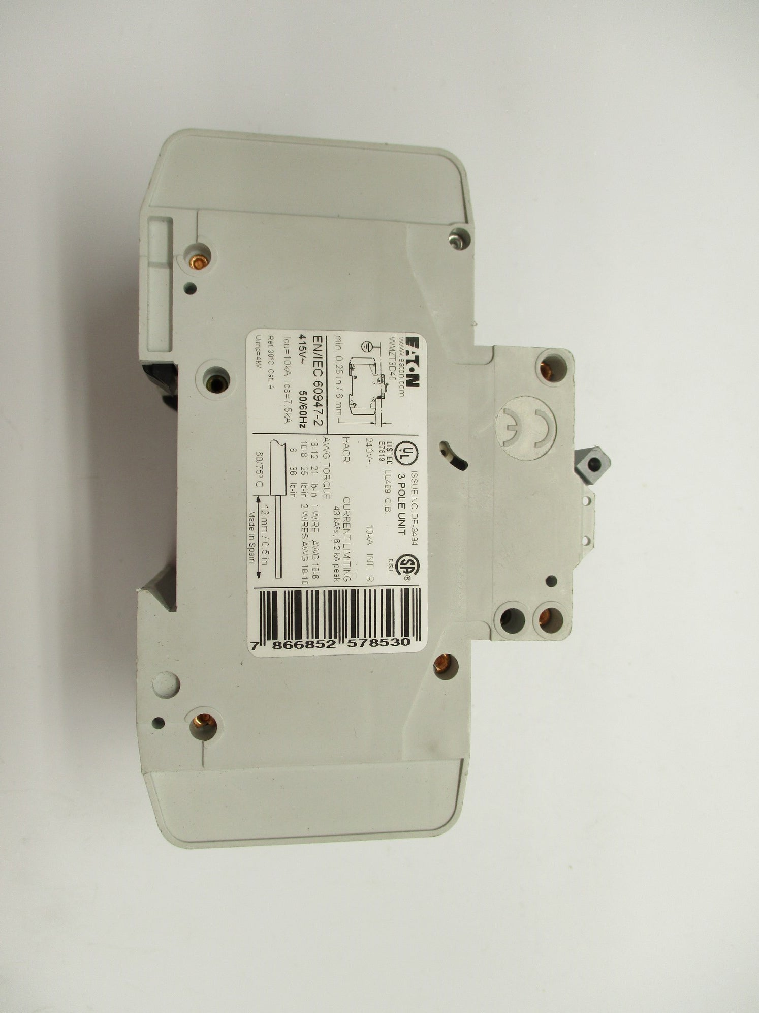 EATON WMZT3D40 40A 240V NSNP