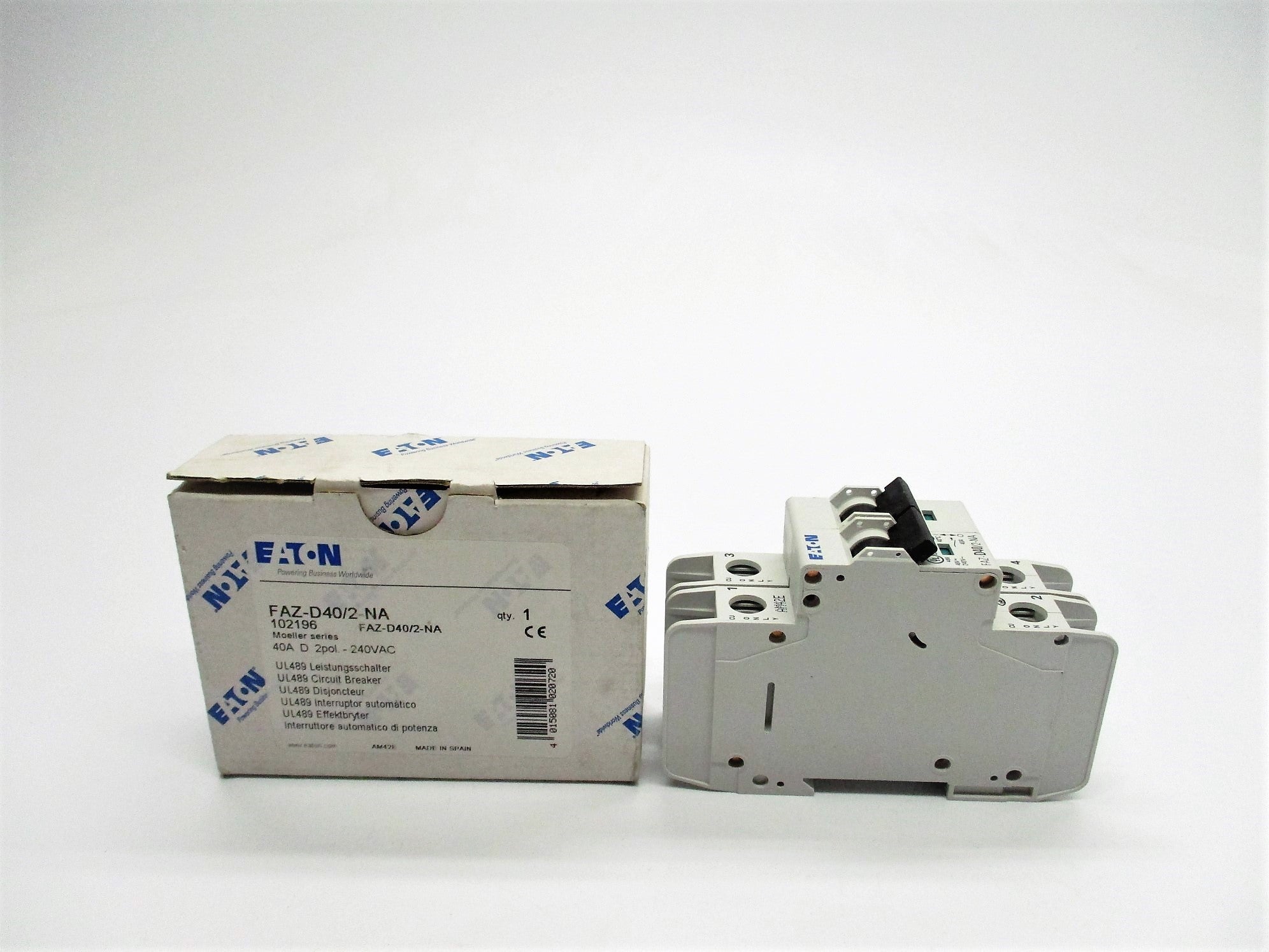 EATON FAZ-D40/2-NA 40A 240VAC NSMP