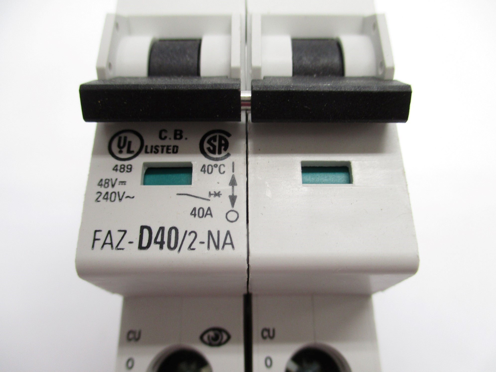 EATON FAZ-D40/2-NA 40A 240VAC NSMP