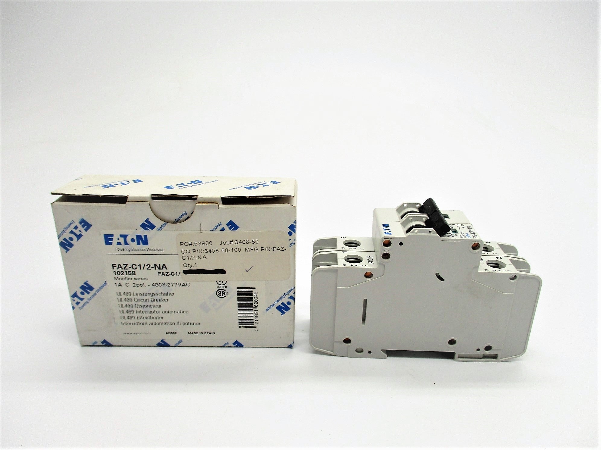 EATON FAZ-C1/2-NA 1A 480/277VAC NSMP