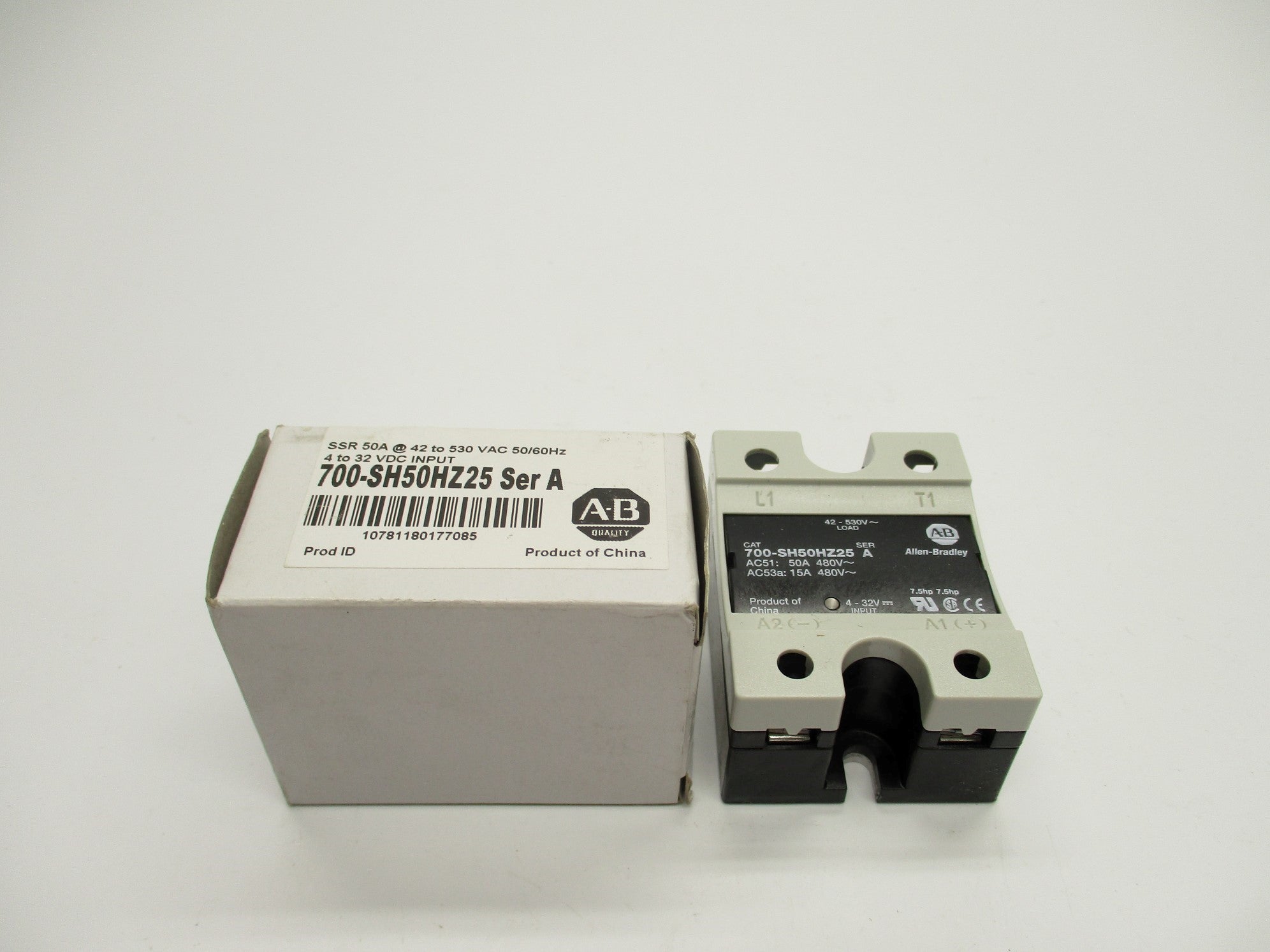 ALLEN BRADLEY 700-SH50HZ25 SER. A 50A 480V NSMP