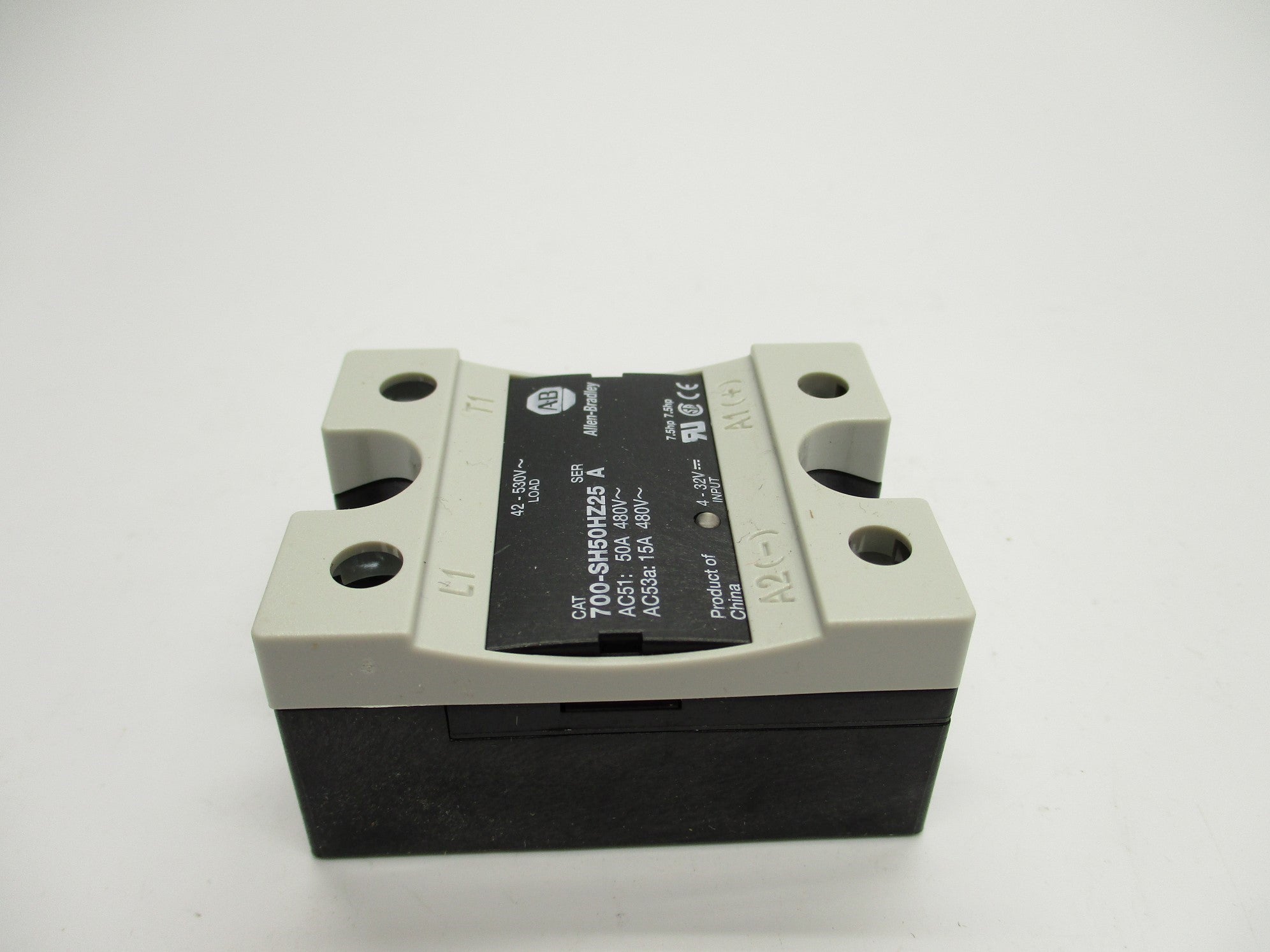 ALLEN BRADLEY 700-SH50HZ25 SER. A 50A 480V NSMP