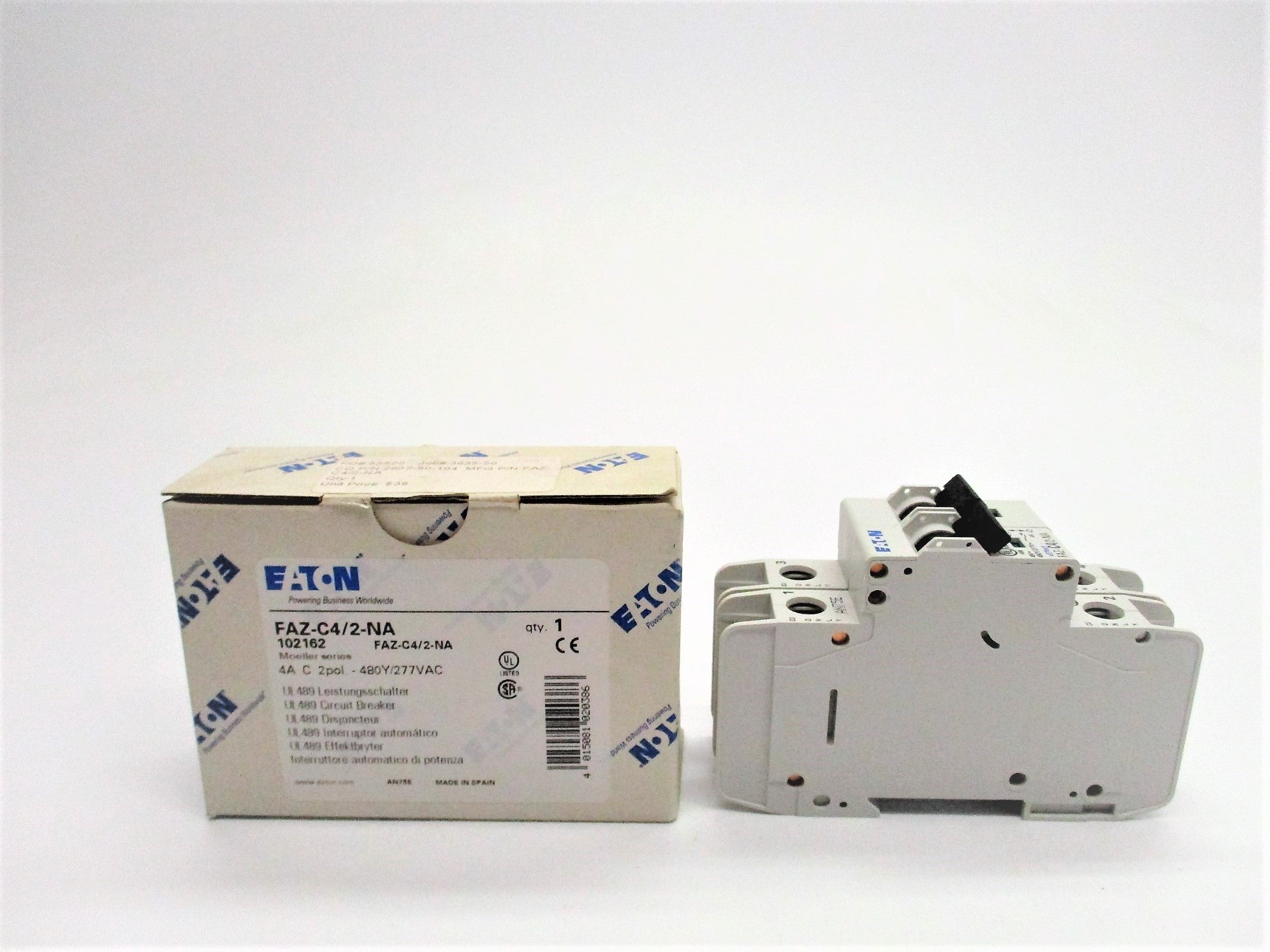 EATON FAZ-C4/2-NA 4A 480/277VAC NSMP
